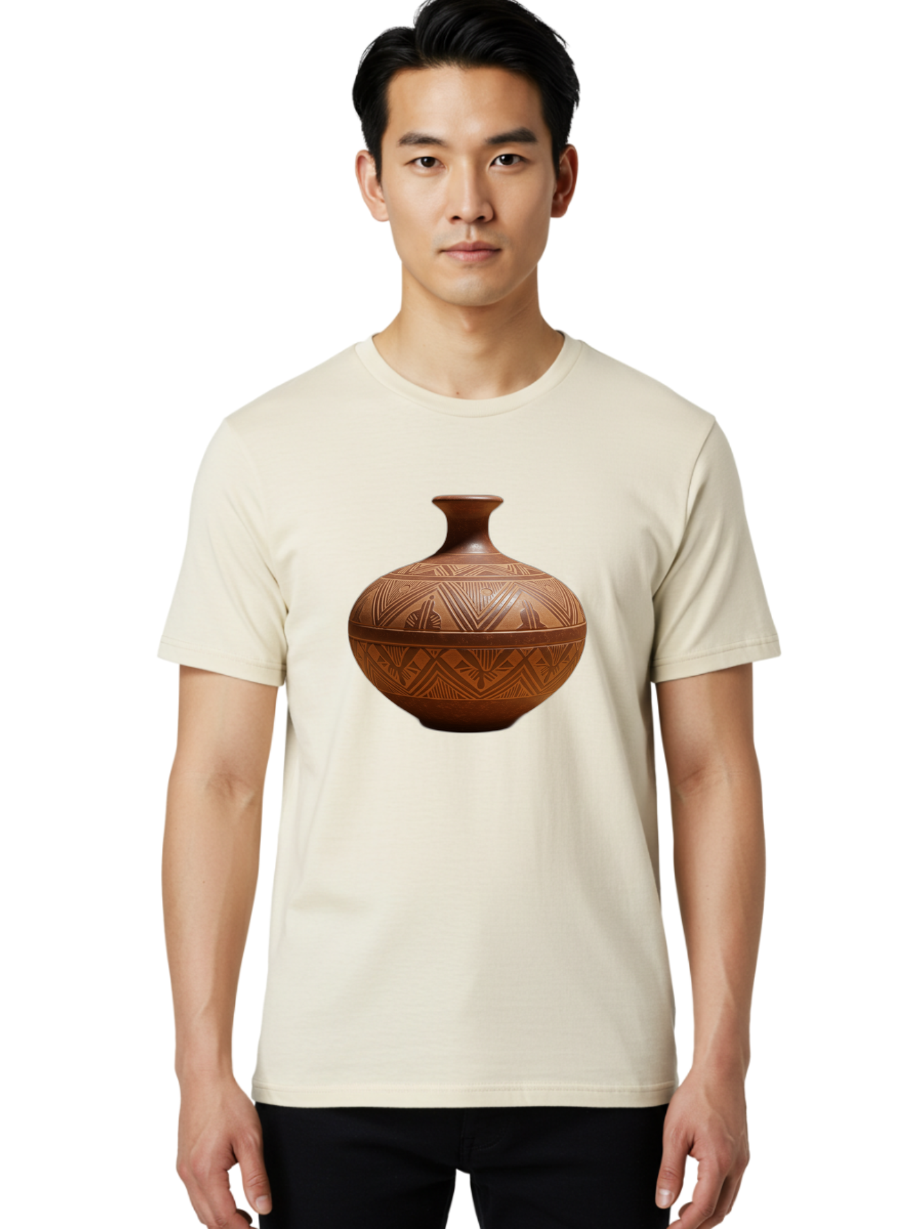 Terra-Cotta-Pot Men'S Graphic Tee, 100% Cotton, Comfortable Casual Summer Wear, Machine Washable, Vintage Camera, Old Camera, Antique Camera, Black Camera, Classic Photography, Photography Equipment, Nostalgic Device, Film Camera, Camera Art Bao944