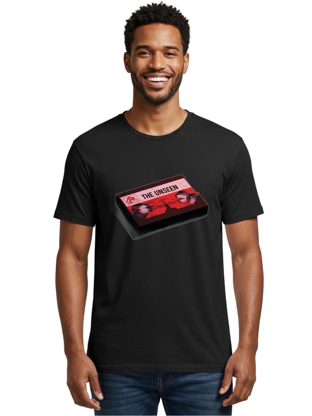 The-Unseen Men'S Graphic Tee, 100% Cotton, Comfortable Casual Summer Wear, Machine Washable, Vintage Camera, Old Camera, Antique Camera, Black Camera, Classic Photography, Photography Equipment, Nostalgic Device, Film Camera, Camera Art Bao947