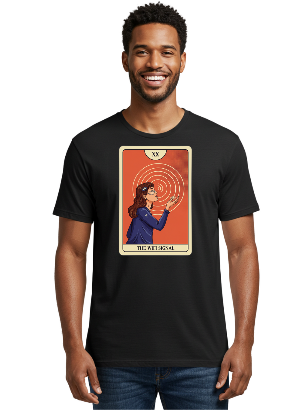 The-Wifi-Signal-1 Men'S Graphic Tee, 100% Cotton, Comfortable Casual Summer Wear, Machine Washable, Vintage Camera, Old Camera, Antique Camera, Black Camera, Classic Photography, Photography Equipment, Nostalgic Device, Film Camera, Camera Art Bao948