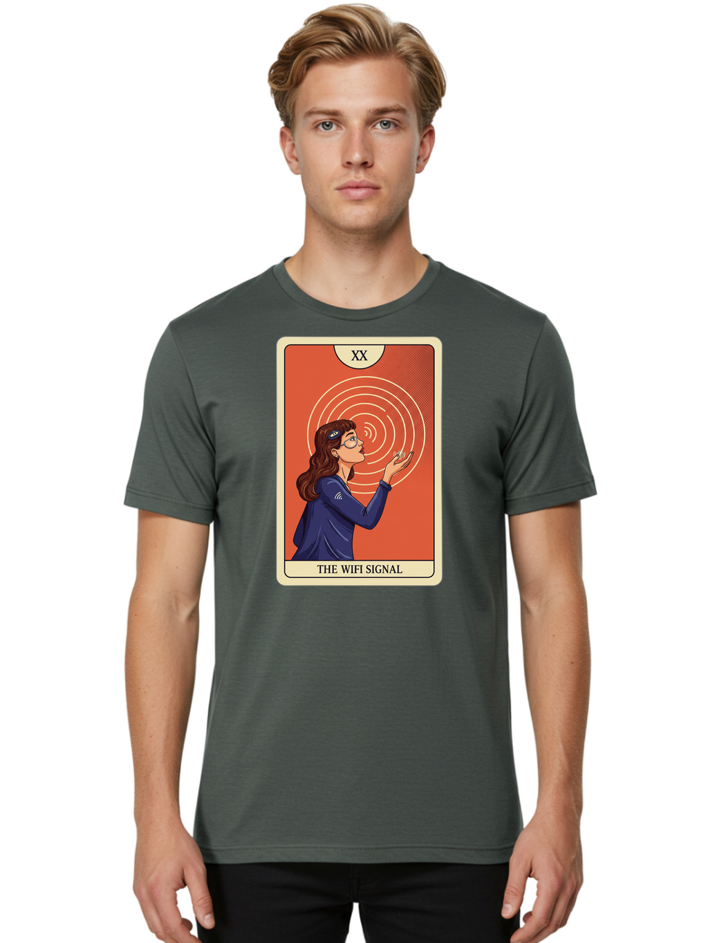 The-Wifi-Signal-1 Men'S Graphic Tee, 100% Cotton, Comfortable Casual Summer Wear, Machine Washable, Vintage Camera, Old Camera, Antique Camera, Black Camera, Classic Photography, Photography Equipment, Nostalgic Device, Film Camera, Camera Art Bao948