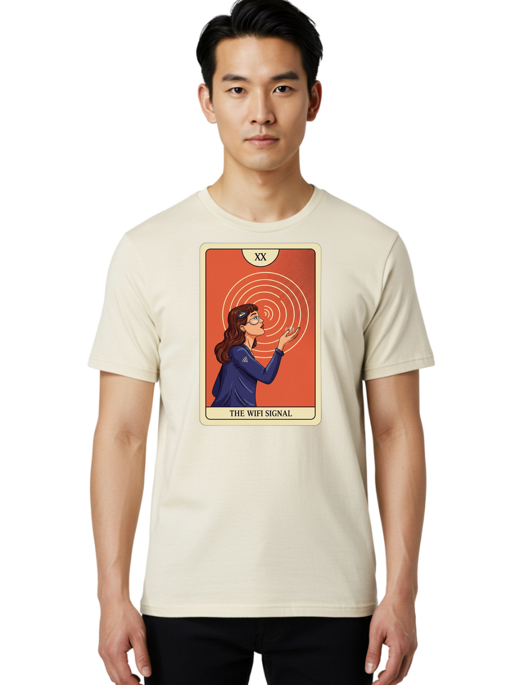 The-Wifi-Signal-1 Men'S Graphic Tee, 100% Cotton, Comfortable Casual Summer Wear, Machine Washable, Vintage Camera, Old Camera, Antique Camera, Black Camera, Classic Photography, Photography Equipment, Nostalgic Device, Film Camera, Camera Art Bao948
