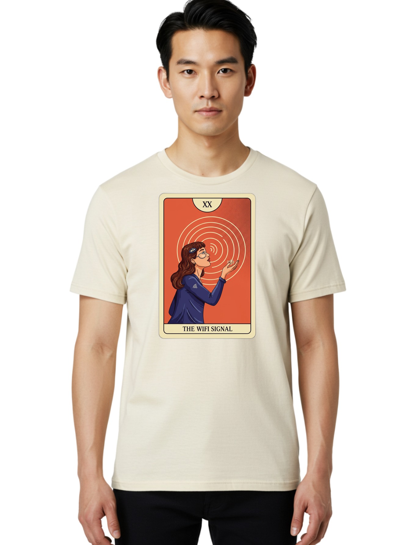 The-Wifi-Signal-1 Men'S Graphic Tee, 100% Cotton, Comfortable Casual Summer Wear, Machine Washable, Vintage Camera, Old Camera, Antique Camera, Black Camera, Classic Photography, Photography Equipment, Nostalgic Device, Film Camera, Camera Art Bao948