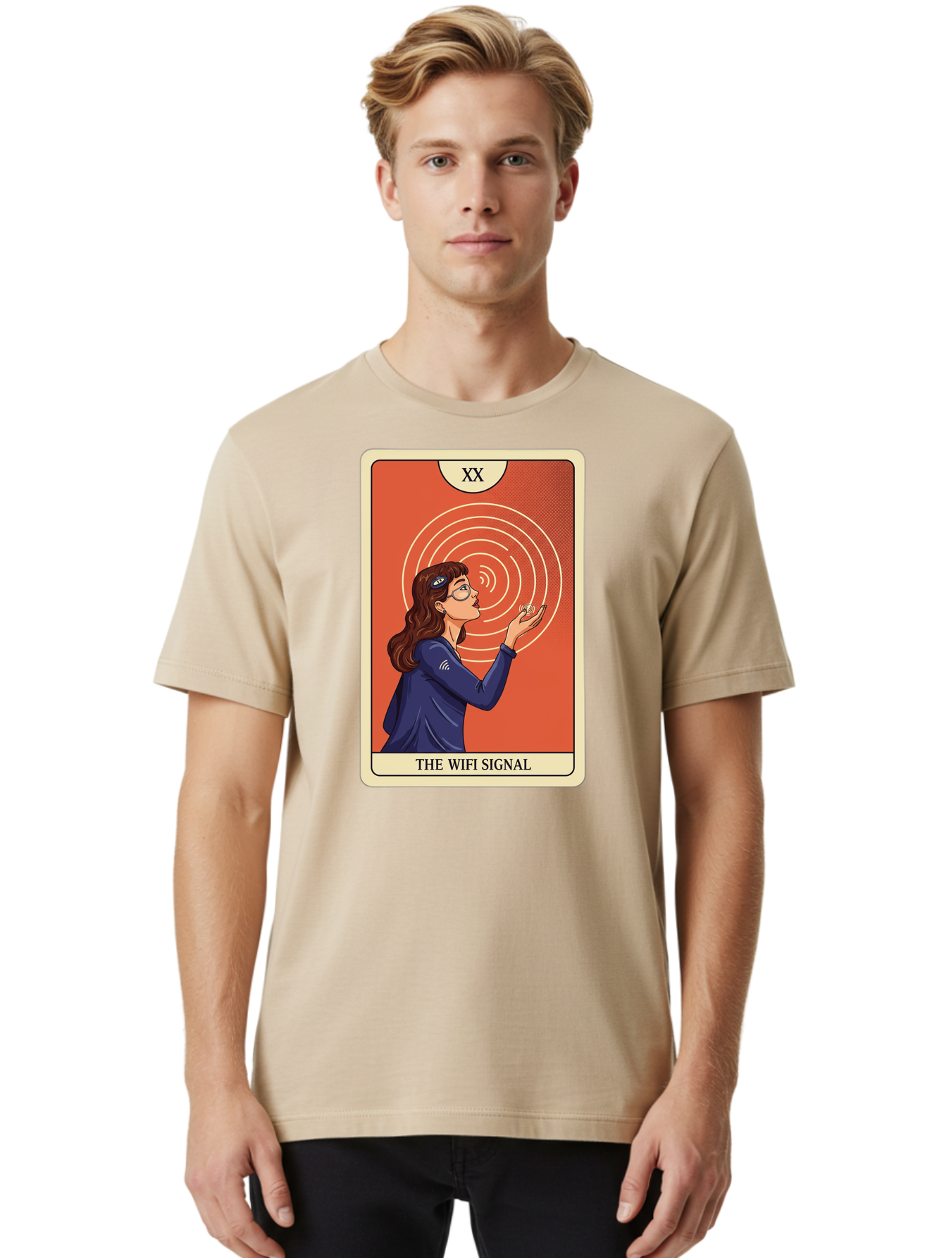 The-Wifi-Signal-1 Men'S Graphic Tee, 100% Cotton, Comfortable Casual Summer Wear, Machine Washable, Vintage Camera, Old Camera, Antique Camera, Black Camera, Classic Photography, Photography Equipment, Nostalgic Device, Film Camera, Camera Art Bao948