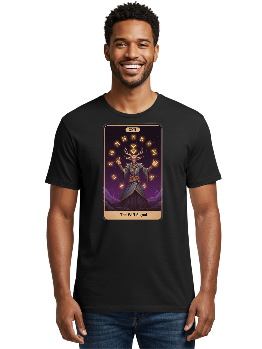 The-Wifi-Signal-2 Men'S Graphic Tee, 100% Cotton, Comfortable Casual Summer Wear, Machine Washable, Vintage Camera, Old Camera, Antique Camera, Black Camera, Classic Photography, Photography Equipment, Nostalgic Device, Film Camera, Camera Art Bao949