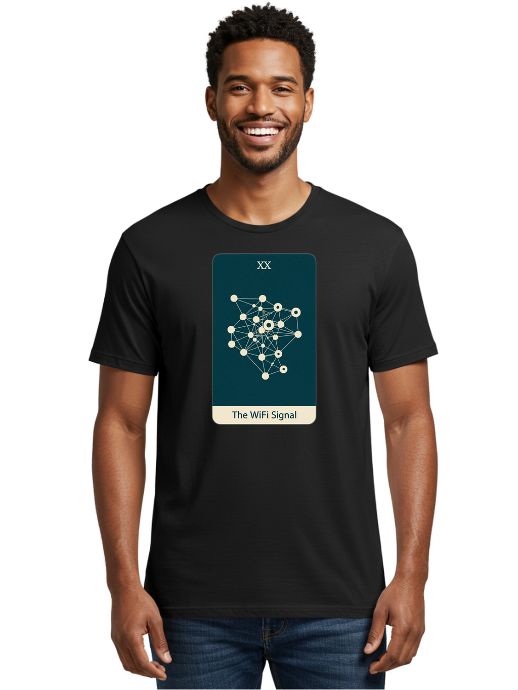 The-Wifi-Signal-3 Men'S Graphic Tee, 100% Cotton, Comfortable Casual Summer Wear, Machine Washable, Vintage Camera, Old Camera, Antique Camera, Black Camera, Classic Photography, Photography Equipment, Nostalgic Device, Film Camera, Camera Art Bao950