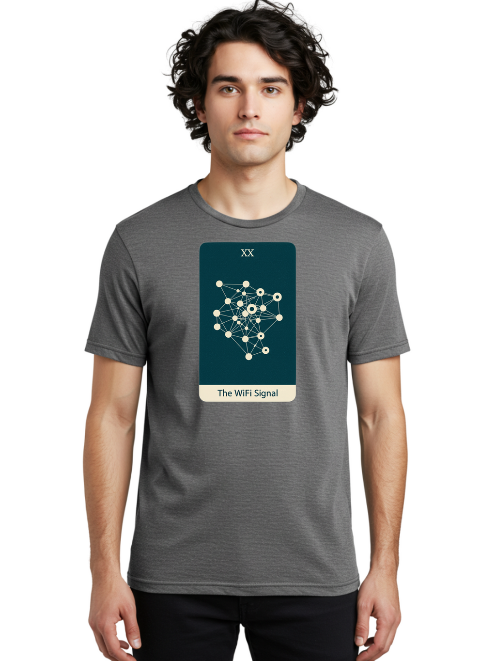 The-Wifi-Signal-3 Men'S Graphic Tee, 100% Cotton, Comfortable Casual Summer Wear, Machine Washable, Vintage Camera, Old Camera, Antique Camera, Black Camera, Classic Photography, Photography Equipment, Nostalgic Device, Film Camera, Camera Art Bao950