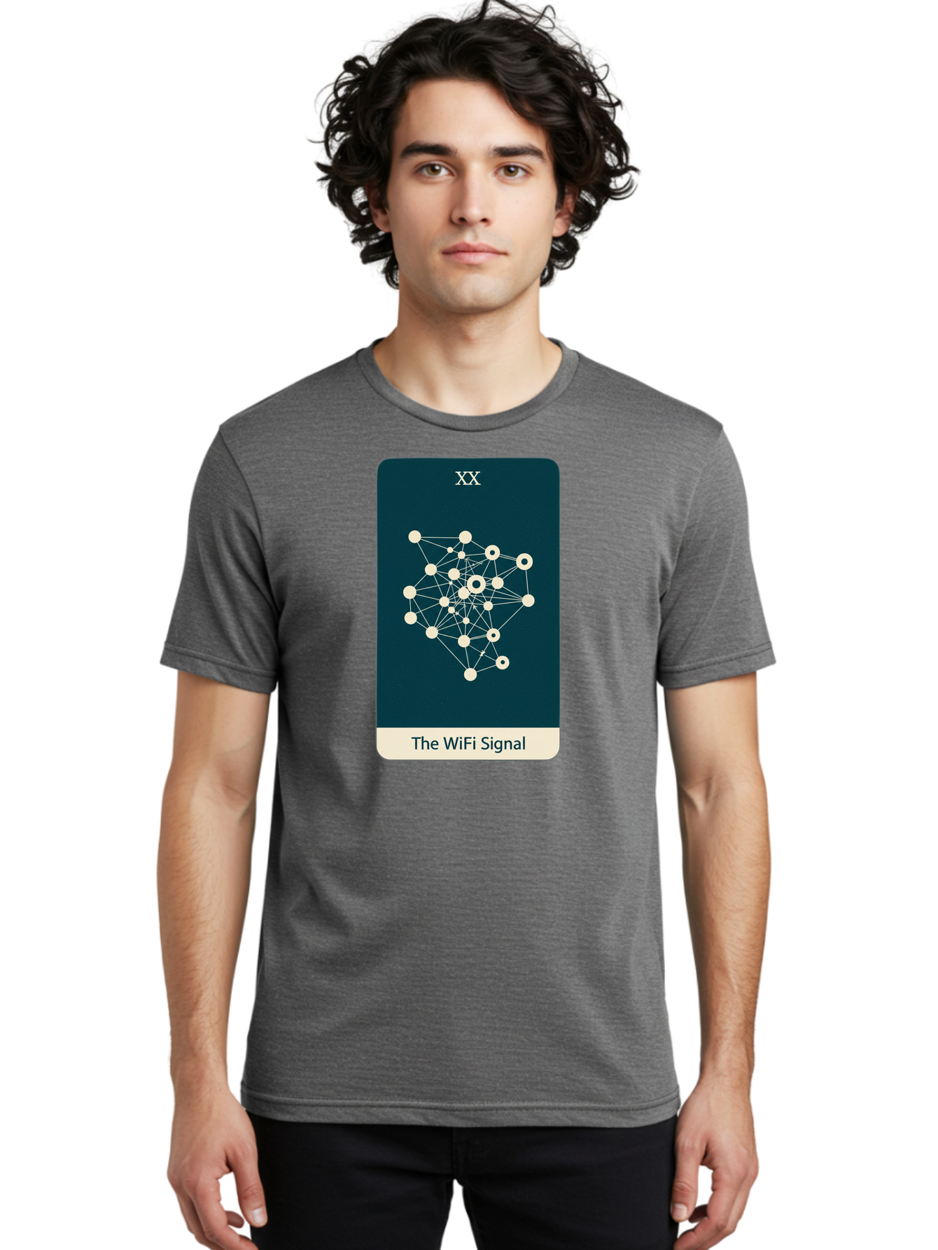 The-Wifi-Signal-3 Men'S Graphic Tee, 100% Cotton, Comfortable Casual Summer Wear, Machine Washable, Vintage Camera, Old Camera, Antique Camera, Black Camera, Classic Photography, Photography Equipment, Nostalgic Device, Film Camera, Camera Art Bao950