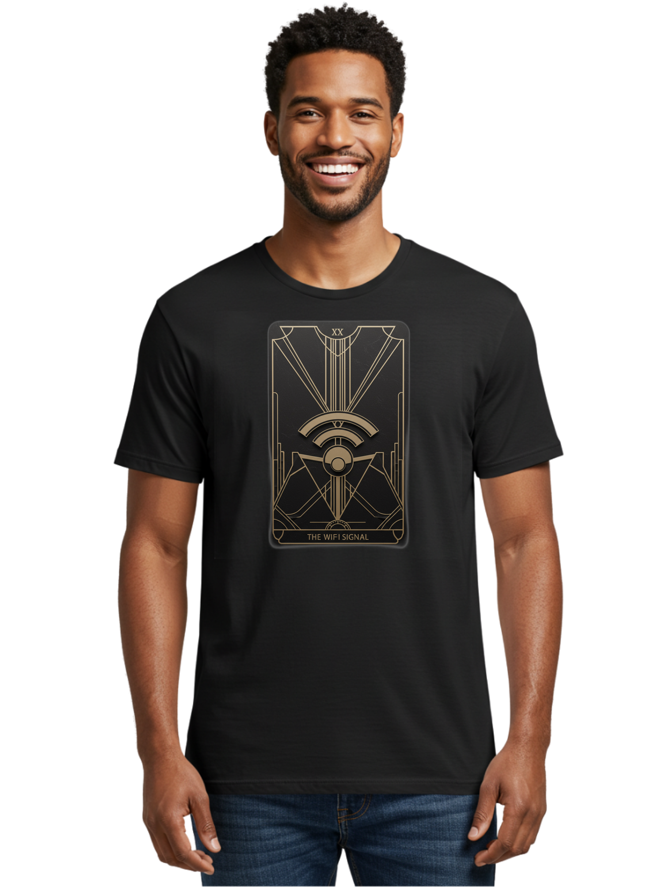 The-Wifi-Signal-4 Men'S Graphic Tee, 100% Cotton, Comfortable Casual Summer Wear, Machine Washable, Vintage Camera, Old Camera, Antique Camera, Black Camera, Classic Photography, Photography Equipment, Nostalgic Device, Film Camera, Camera Art Bao951