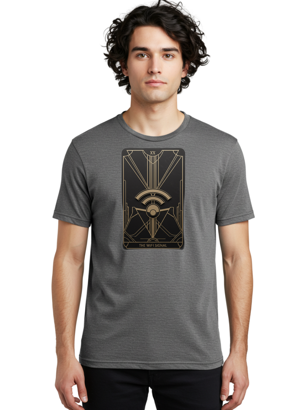 The-Wifi-Signal-4 Men'S Graphic Tee, 100% Cotton, Comfortable Casual Summer Wear, Machine Washable, Vintage Camera, Old Camera, Antique Camera, Black Camera, Classic Photography, Photography Equipment, Nostalgic Device, Film Camera, Camera Art Bao951