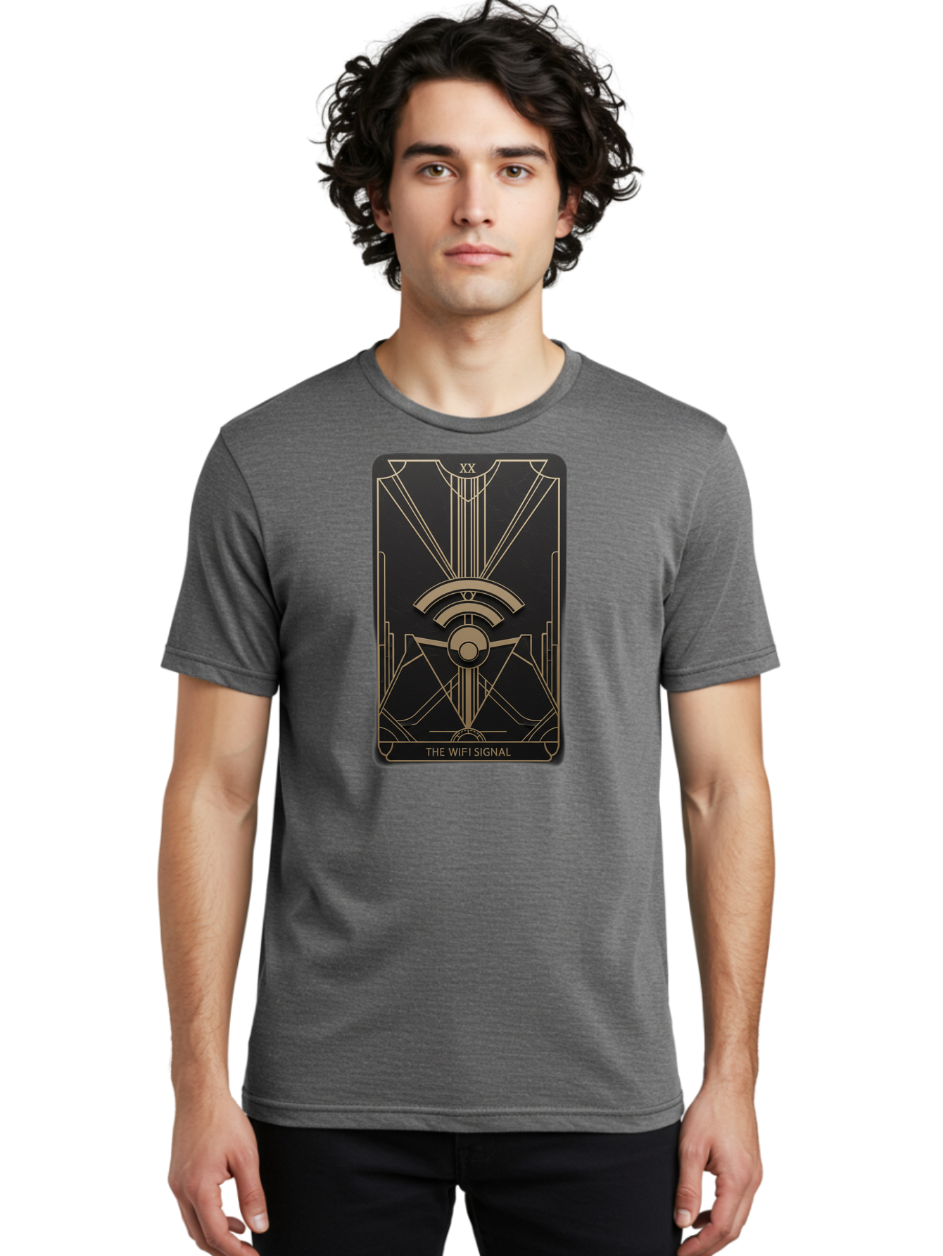The-Wifi-Signal-4 Men'S Graphic Tee, 100% Cotton, Comfortable Casual Summer Wear, Machine Washable, Vintage Camera, Old Camera, Antique Camera, Black Camera, Classic Photography, Photography Equipment, Nostalgic Device, Film Camera, Camera Art Bao951