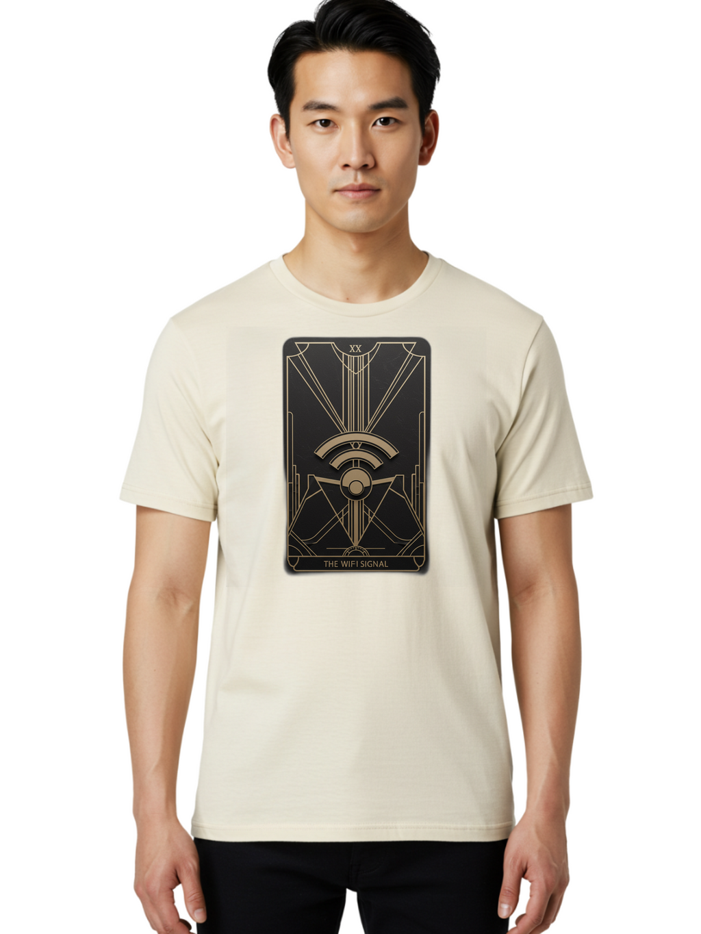 The-Wifi-Signal-4 Men'S Graphic Tee, 100% Cotton, Comfortable Casual Summer Wear, Machine Washable, Vintage Camera, Old Camera, Antique Camera, Black Camera, Classic Photography, Photography Equipment, Nostalgic Device, Film Camera, Camera Art Bao951
