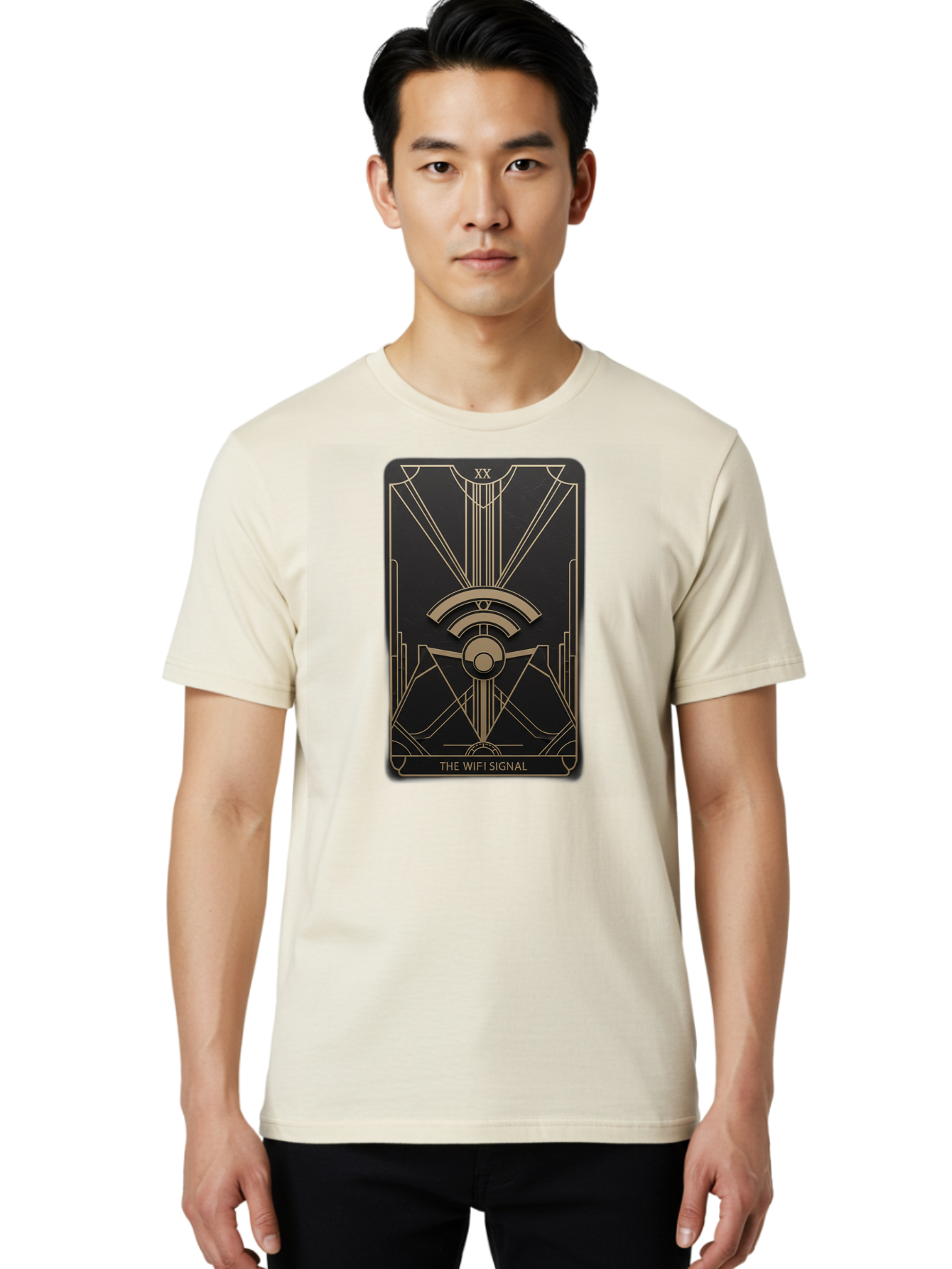 The-Wifi-Signal-4 Men'S Graphic Tee, 100% Cotton, Comfortable Casual Summer Wear, Machine Washable, Vintage Camera, Old Camera, Antique Camera, Black Camera, Classic Photography, Photography Equipment, Nostalgic Device, Film Camera, Camera Art Bao951