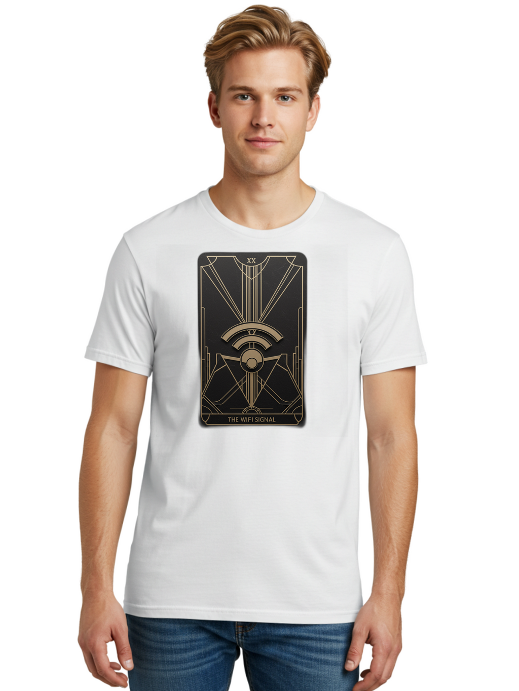 The-Wifi-Signal-4 Men'S Graphic Tee, 100% Cotton, Comfortable Casual Summer Wear, Machine Washable, Vintage Camera, Old Camera, Antique Camera, Black Camera, Classic Photography, Photography Equipment, Nostalgic Device, Film Camera, Camera Art Bao951