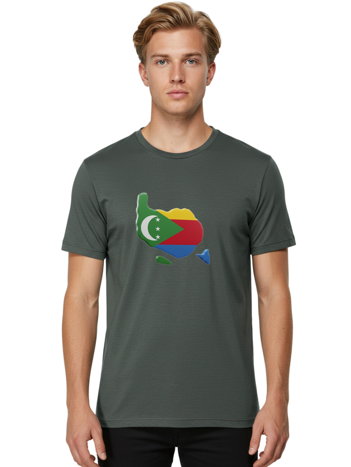 Thumbs-Up-Comoros Men'S Graphic Tee, 100% Cotton, Comfortable Casual Summer Wear, Machine Washable, Vintage Camera, Old Camera, Antique Camera, Black Camera, Classic Photography, Photography Equipment, Nostalgic Device, Film Camera, Camera Art Bao954