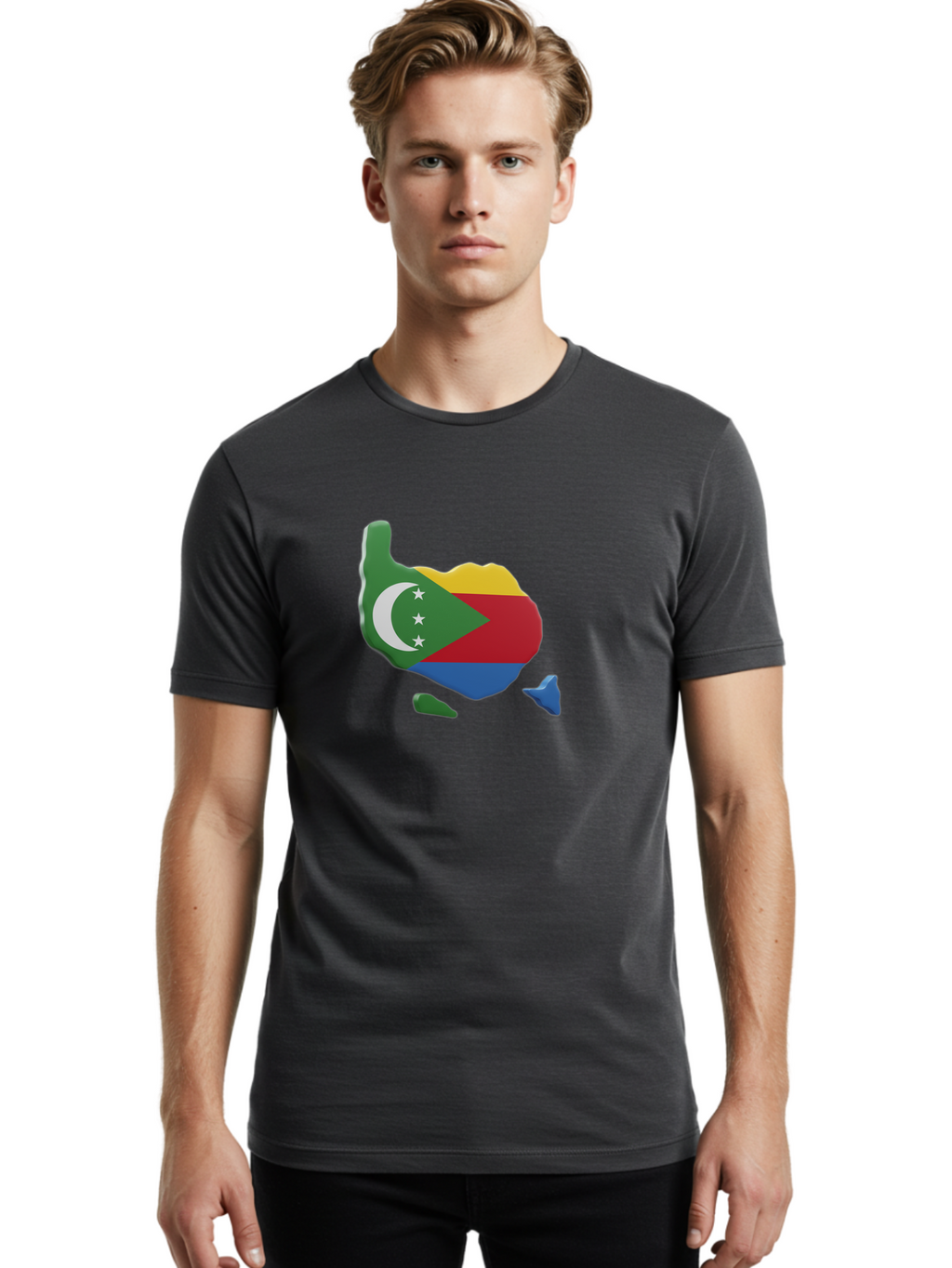 Thumbs-Up-Comoros Men'S Graphic Tee, 100% Cotton, Comfortable Casual Summer Wear, Machine Washable, Vintage Camera, Old Camera, Antique Camera, Black Camera, Classic Photography, Photography Equipment, Nostalgic Device, Film Camera, Camera Art Bao954