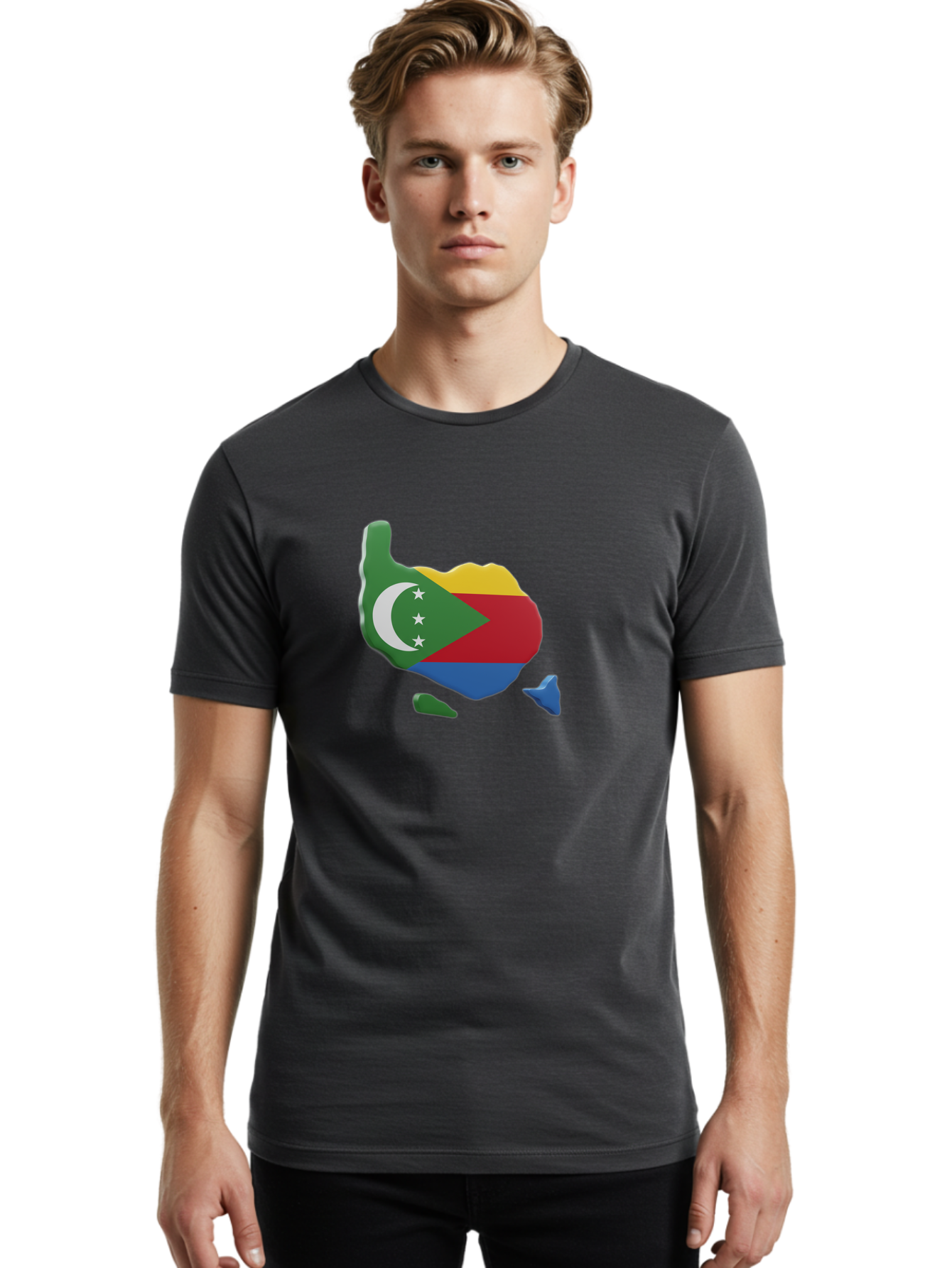 Thumbs-Up-Comoros Men'S Graphic Tee, 100% Cotton, Comfortable Casual Summer Wear, Machine Washable, Vintage Camera, Old Camera, Antique Camera, Black Camera, Classic Photography, Photography Equipment, Nostalgic Device, Film Camera, Camera Art Bao954