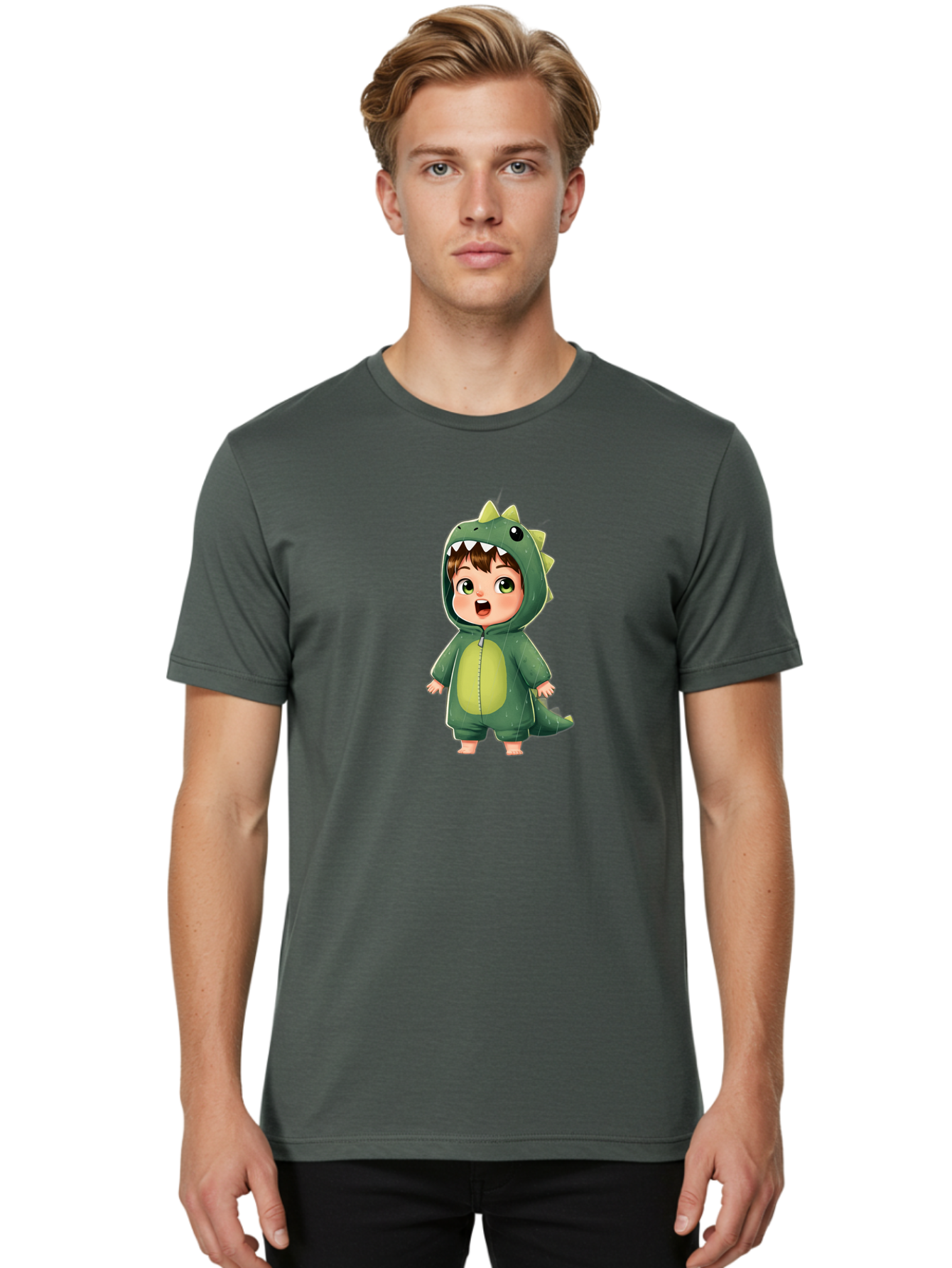 Toddler-In-Dinosaur-Costume Men'S Graphic Tee, 100% Cotton, Comfortable Casual Summer Wear, Machine Washable, Vintage Camera, Old Camera, Antique Camera, Black Camera, Classic Photography, Photography Equipment, Nostalgic Device, Film Camera, Bao957