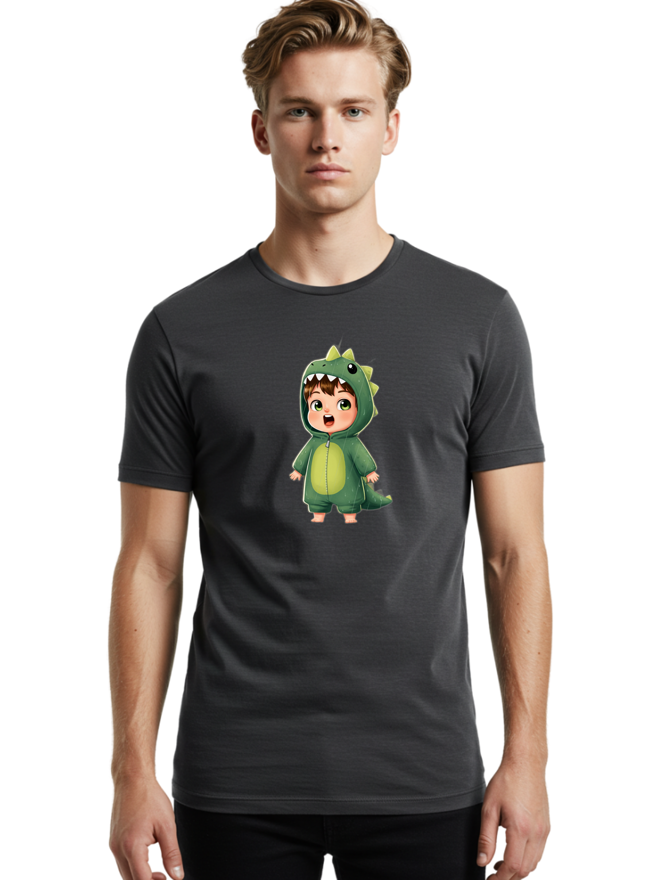 Toddler-In-Dinosaur-Costume Men'S Graphic Tee, 100% Cotton, Comfortable Casual Summer Wear, Machine Washable, Vintage Camera, Old Camera, Antique Camera, Black Camera, Classic Photography, Photography Equipment, Nostalgic Device, Film Camera, Bao957