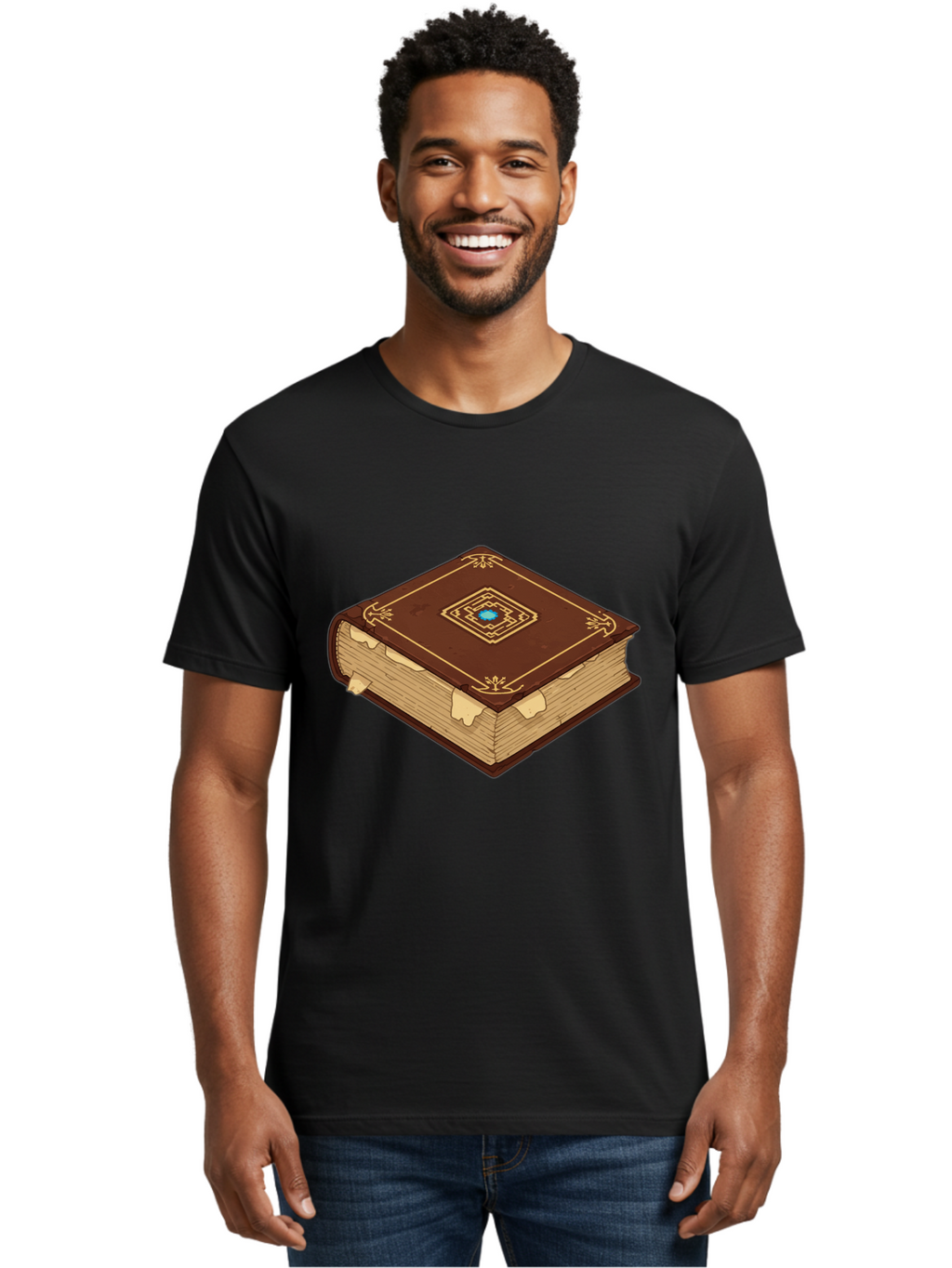 Tome-With-Gemstone Men'S Graphic Tee, 100% Cotton, Comfortable Casual Summer Wear, Machine Washable, Vintage Camera, Old Camera, Antique Camera, Black Camera, Classic Photography, Photography Equipment, Nostalgic Device, Film Camera, Bao959
