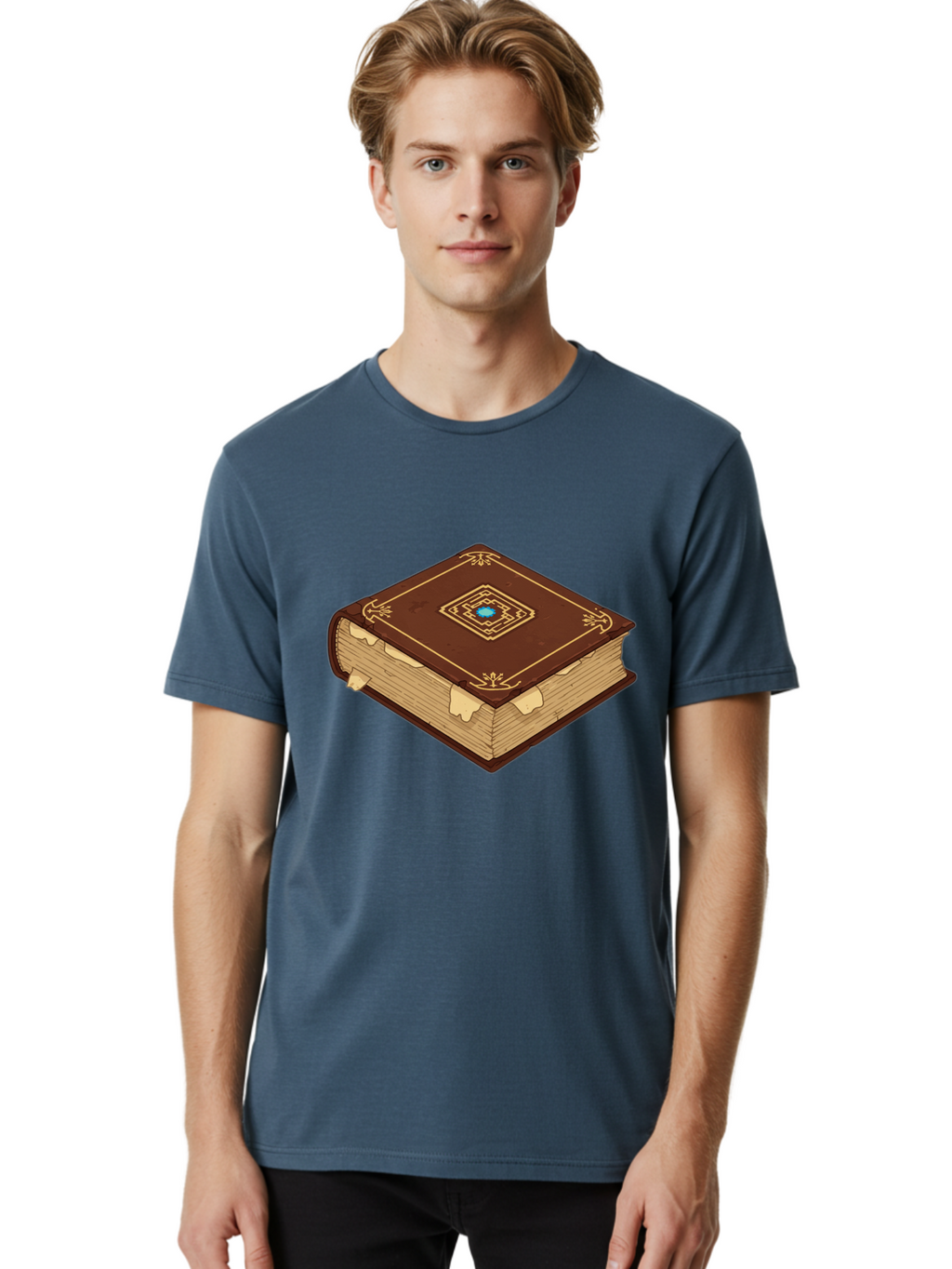 Tome-With-Gemstone Men'S Graphic Tee, 100% Cotton, Comfortable Casual Summer Wear, Machine Washable, Vintage Camera, Old Camera, Antique Camera, Black Camera, Classic Photography, Photography Equipment, Nostalgic Device, Film Camera, Bao959