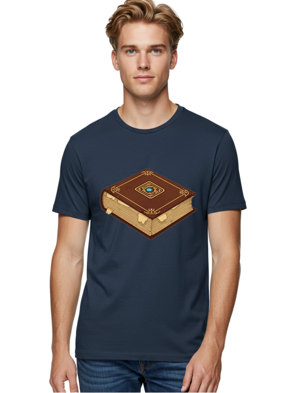 Tome-With-Gemstone Men'S Graphic Tee, 100% Cotton, Comfortable Casual Summer Wear, Machine Washable, Vintage Camera, Old Camera, Antique Camera, Black Camera, Classic Photography, Photography Equipment, Nostalgic Device, Film Camera, Bao959