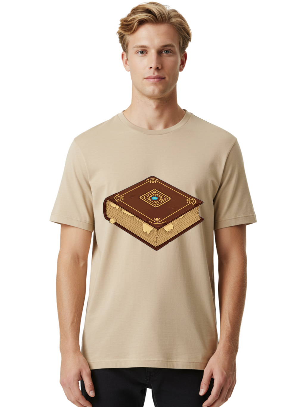 Tome-With-Gemstone Men'S Graphic Tee, 100% Cotton, Comfortable Casual Summer Wear, Machine Washable, Vintage Camera, Old Camera, Antique Camera, Black Camera, Classic Photography, Photography Equipment, Nostalgic Device, Film Camera, Bao959