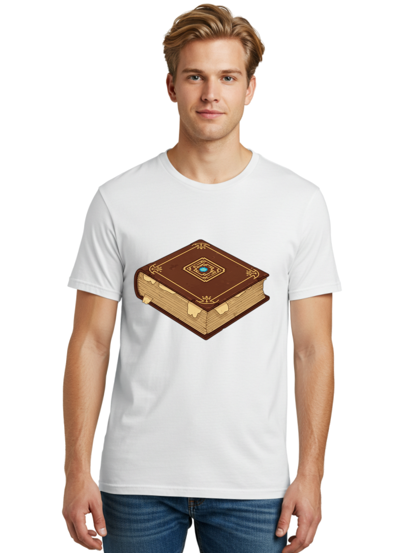 Tome-With-Gemstone Men'S Graphic Tee, 100% Cotton, Comfortable Casual Summer Wear, Machine Washable, Vintage Camera, Old Camera, Antique Camera, Black Camera, Classic Photography, Photography Equipment, Nostalgic Device, Film Camera, Bao959