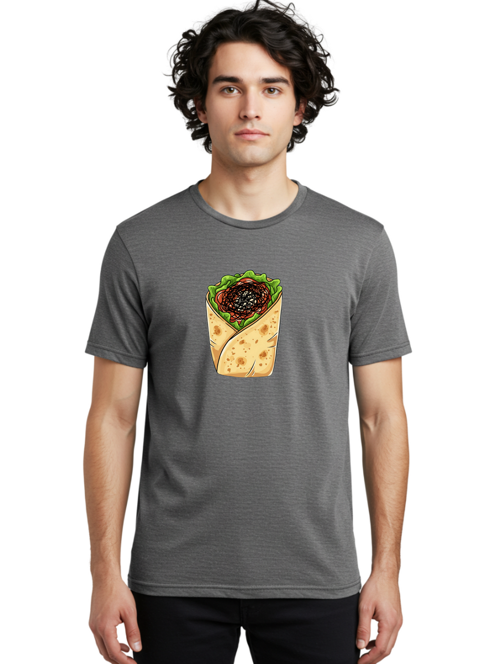 Tortilla-Wrap Men'S Graphic Tee, 100% Cotton, Comfortable Casual Summer Wear, Machine Washable, Vintage Camera, Old Camera, Antique Camera, Black Camera, Classic Photography, Photography Equipment, Nostalgic Device, Film Camera, Camera Art Bao961