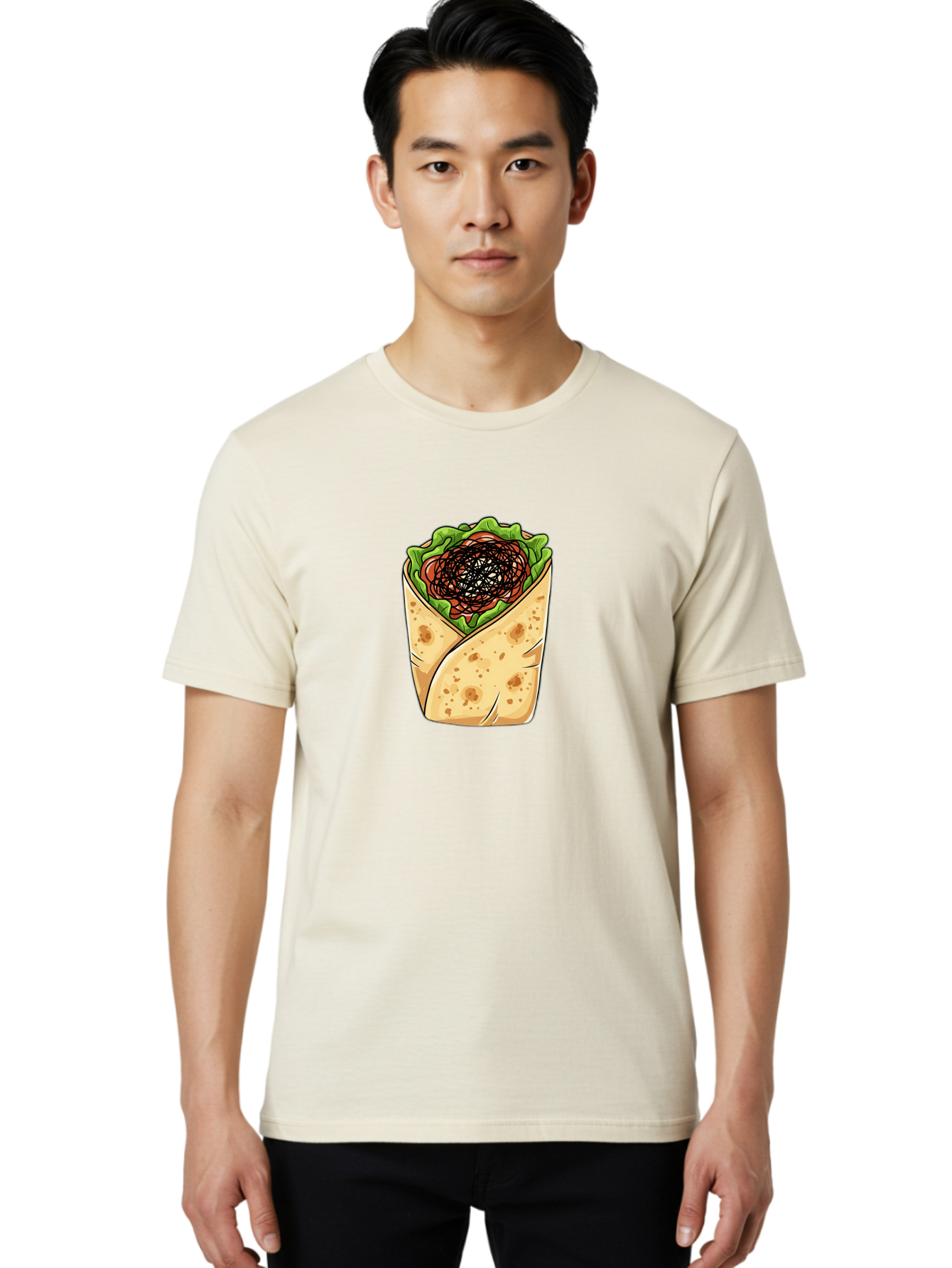 Tortilla-Wrap Men'S Graphic Tee, 100% Cotton, Comfortable Casual Summer Wear, Machine Washable, Vintage Camera, Old Camera, Antique Camera, Black Camera, Classic Photography, Photography Equipment, Nostalgic Device, Film Camera, Camera Art Bao961