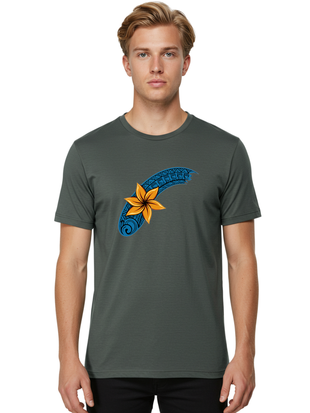 Tribal-Feather-Plumeria Men'S Graphic Tee, 100% Cotton, Comfortable Casual Summer Wear, Machine Washable, Vintage Camera, Old Camera, Antique Camera, Black Camera, Classic Photography, Photography Equipment, Nostalgic Device, Film Camera, Bao963