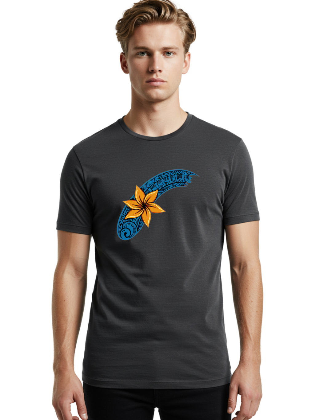 Tribal-Feather-Plumeria Men'S Graphic Tee, 100% Cotton, Comfortable Casual Summer Wear, Machine Washable, Vintage Camera, Old Camera, Antique Camera, Black Camera, Classic Photography, Photography Equipment, Nostalgic Device, Film Camera, Bao963