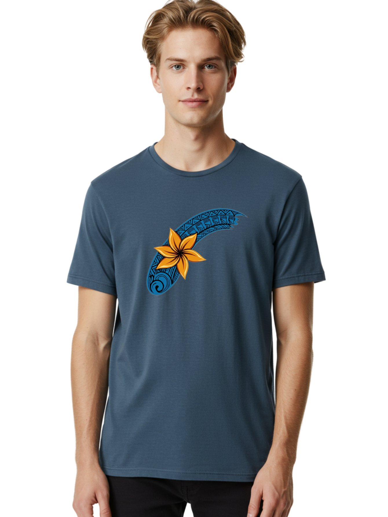 Tribal-Feather-Plumeria Men'S Graphic Tee, 100% Cotton, Comfortable Casual Summer Wear, Machine Washable, Vintage Camera, Old Camera, Antique Camera, Black Camera, Classic Photography, Photography Equipment, Nostalgic Device, Film Camera, Bao963