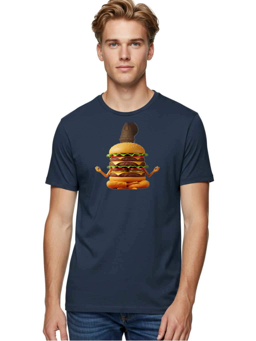 Triple-Decker-Burger Men'S Graphic Tee, 100% Cotton, Comfortable Casual Summer Wear, Machine Washable, Vintage Camera, Old Camera, Antique Camera, Black Camera, Classic Photography, Photography Equipment, Nostalgic Device, Film Camera, Bao965