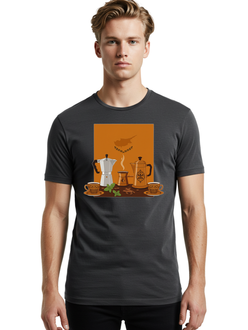 Turkish-Coffee Men'S Graphic Tee, 100% Cotton, Comfortable Casual Summer Wear, Machine Washable, Vintage Camera, Old Camera, Antique Camera, Black Camera, Classic Photography, Photography Equipment, Nostalgic Device, Film Camera, Camera Art Bao967