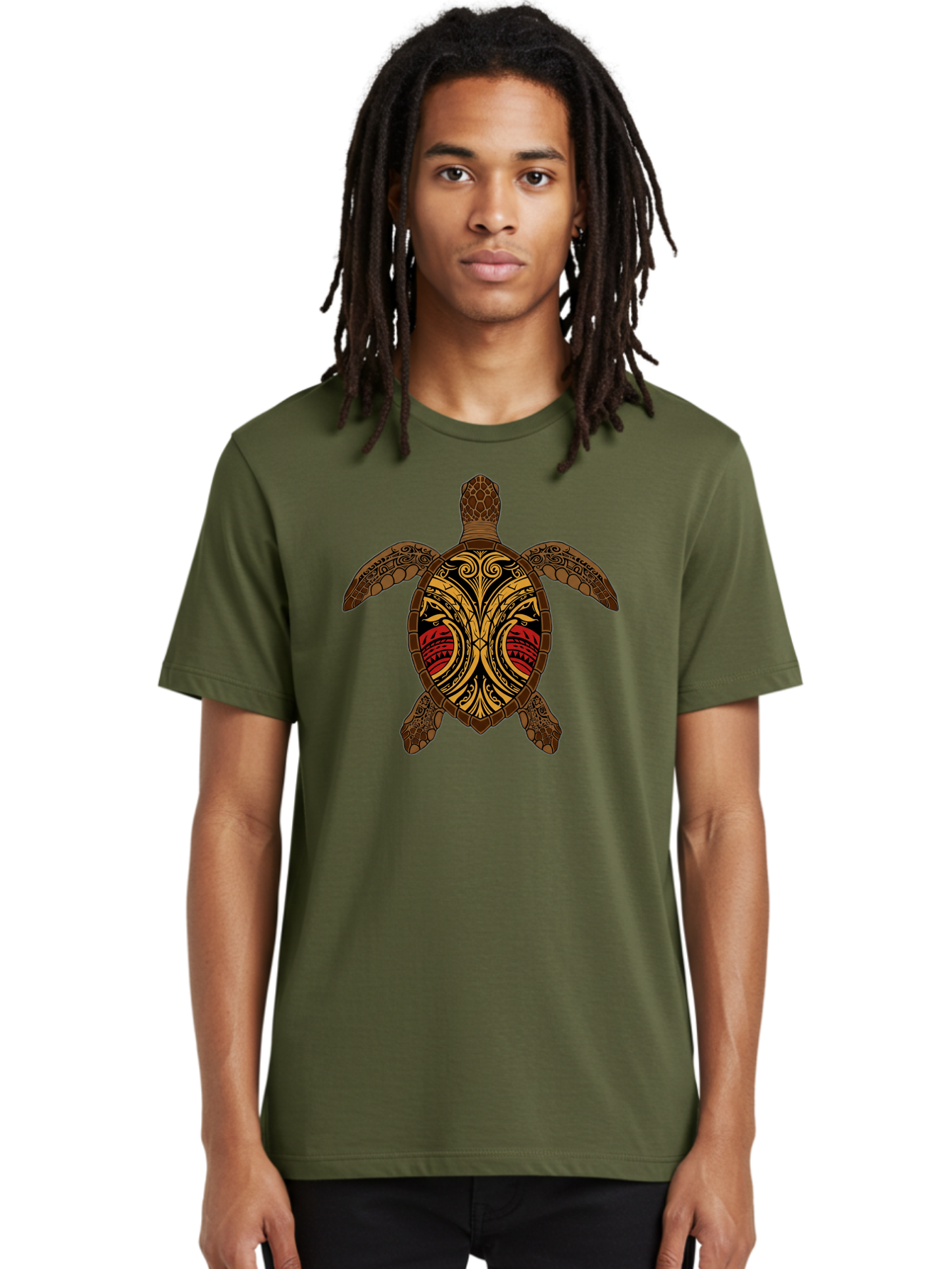 Turtle-Tribal Men'S Graphic Tee, 100% Cotton, Comfortable Casual Summer Wear, Machine Washable, Vintage Camera, Old Camera, Antique Camera, Black Camera, Classic Photography, Photography Equipment, Nostalgic Device, Film Camera, Camera Art Bao968