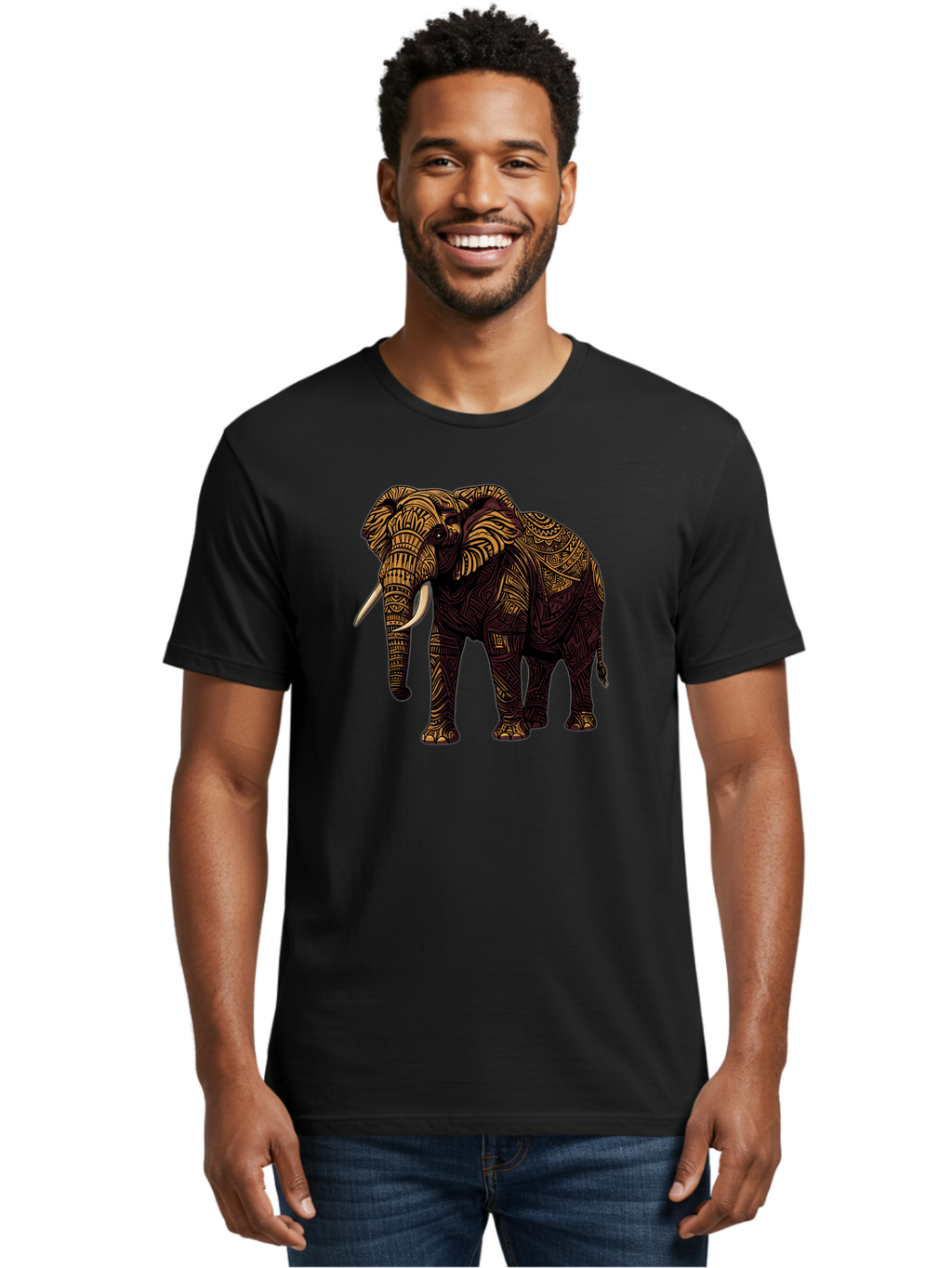 Tusker Men'S Graphic Tee, 100% Cotton, Comfortable Casual Summer Wear, Machine Washable, Vintage Camera, Old Camera, Antique Camera, Black Camera, Classic Photography, Photography Equipment, Nostalgic Device, Film Camera, Camera Art Bao969