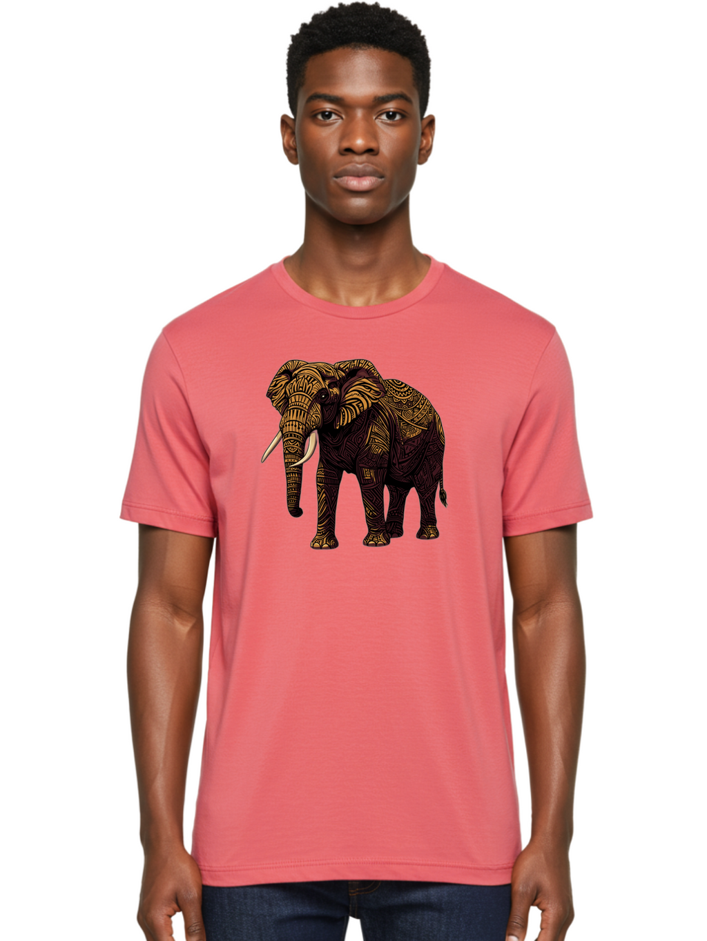 Tusker Men'S Graphic Tee, 100% Cotton, Comfortable Casual Summer Wear, Machine Washable, Vintage Camera, Old Camera, Antique Camera, Black Camera, Classic Photography, Photography Equipment, Nostalgic Device, Film Camera, Camera Art Bao969