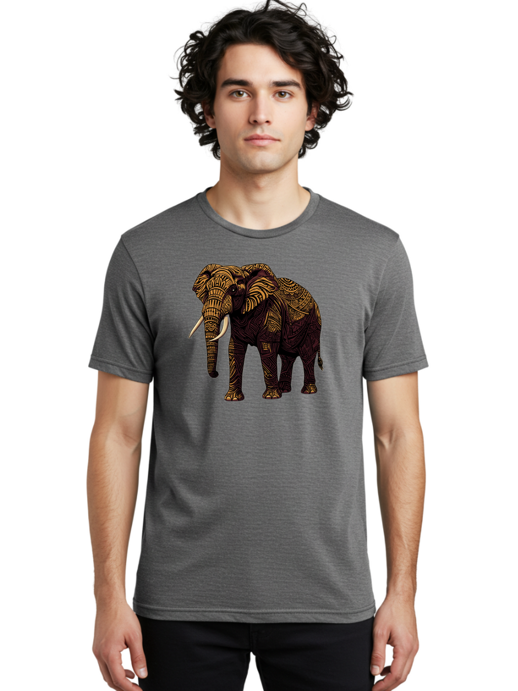 Tusker Men'S Graphic Tee, 100% Cotton, Comfortable Casual Summer Wear, Machine Washable, Vintage Camera, Old Camera, Antique Camera, Black Camera, Classic Photography, Photography Equipment, Nostalgic Device, Film Camera, Camera Art Bao969