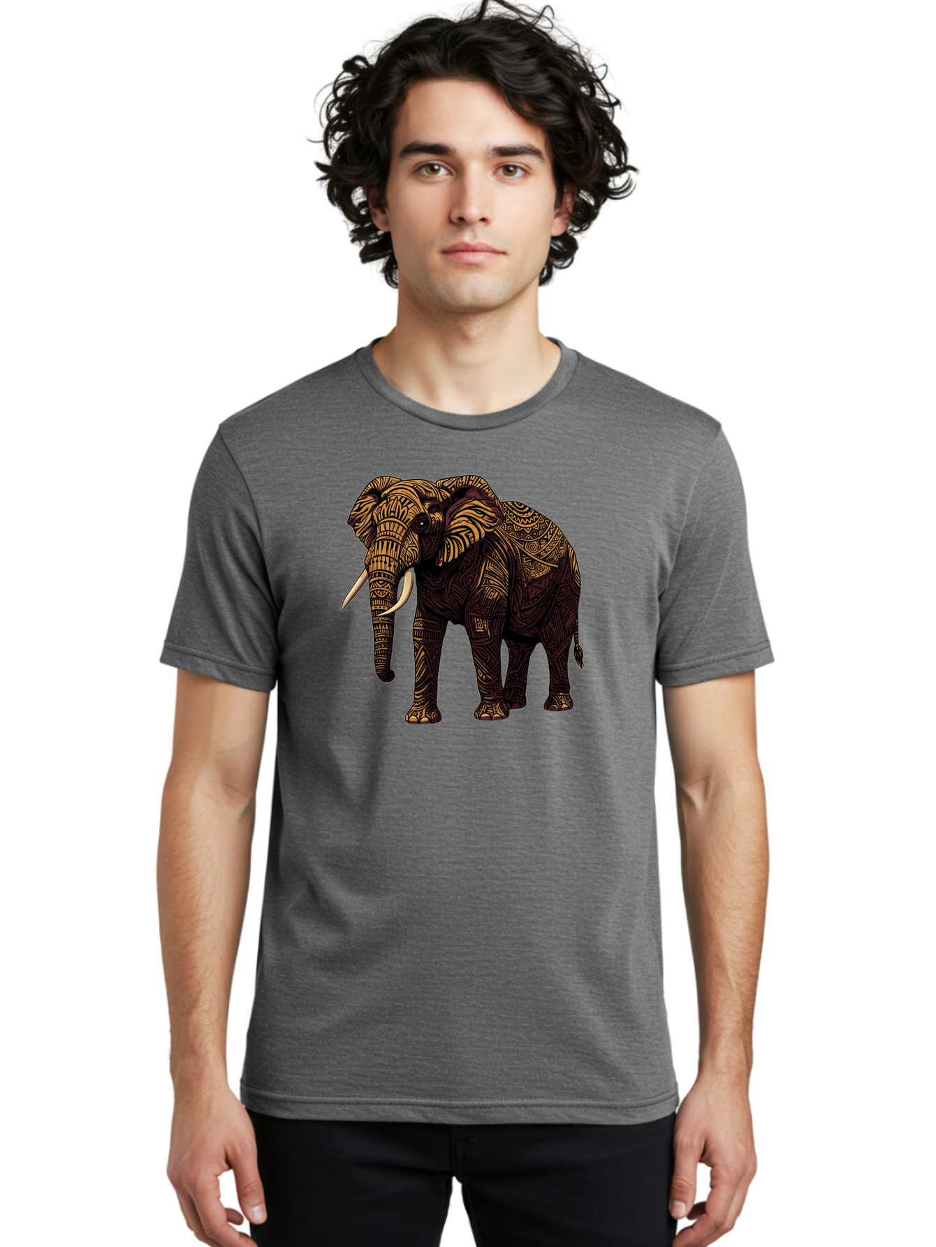 Tusker Men'S Graphic Tee, 100% Cotton, Comfortable Casual Summer Wear, Machine Washable, Vintage Camera, Old Camera, Antique Camera, Black Camera, Classic Photography, Photography Equipment, Nostalgic Device, Film Camera, Camera Art Bao969