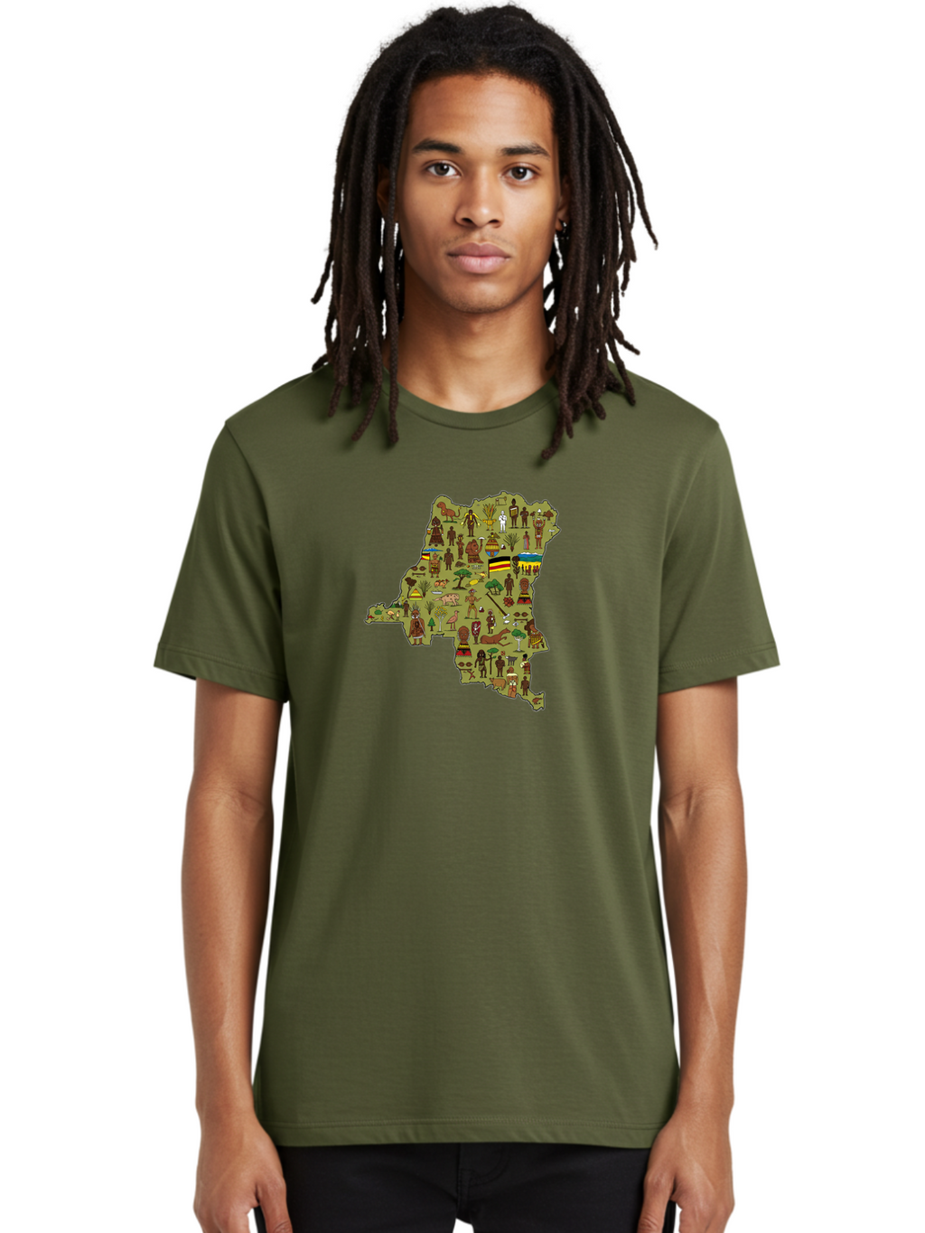 Uganda-Map Men'S Graphic Tee, 100% Cotton, Comfortable Casual Summer Wear, Machine Washable, Vintage Camera, Old Camera, Antique Camera, Black Camera, Classic Photography, Photography Equipment, Nostalgic Device, Film Camera, Camera Art Bao972