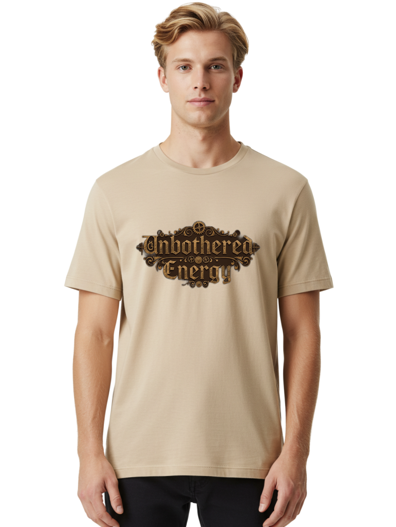 Unbothered-Energy-3 Men'S Graphic Tee, 100% Cotton, Comfortable Casual Summer Wear, Machine Washable, Vintage Camera, Old Camera, Antique Camera, Black Camera, Classic Photography, Photography Equipment, Nostalgic Device, Film Camera, Bao975
