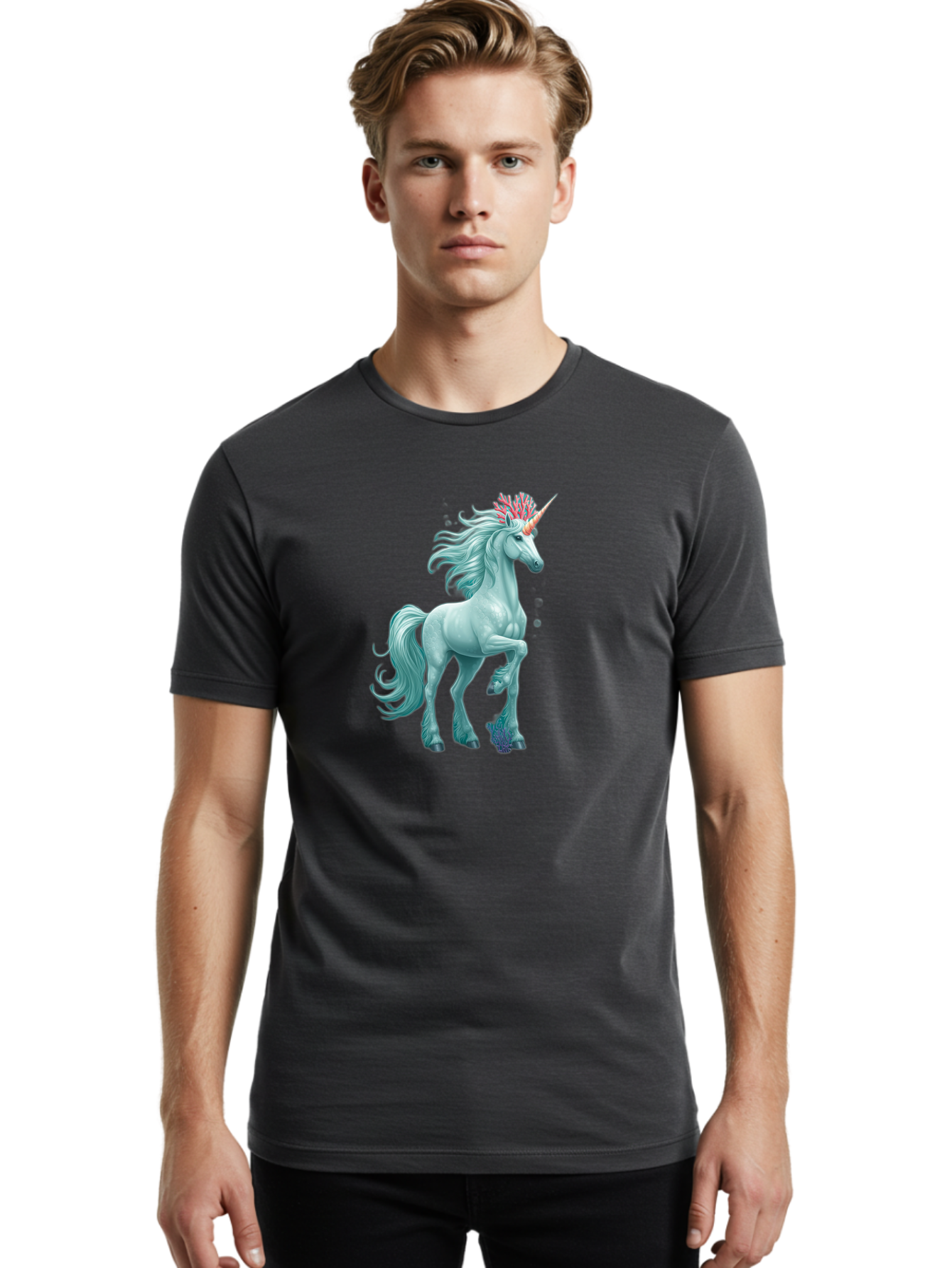 Unicorn-1 Men'S Graphic Tee, 100% Cotton, Comfortable Casual Summer Wear, Machine Washable, Vintage Camera, Old Camera, Antique Camera, Black Camera, Classic Photography, Photography Equipment, Nostalgic Device, Film Camera, Camera Art Bao979