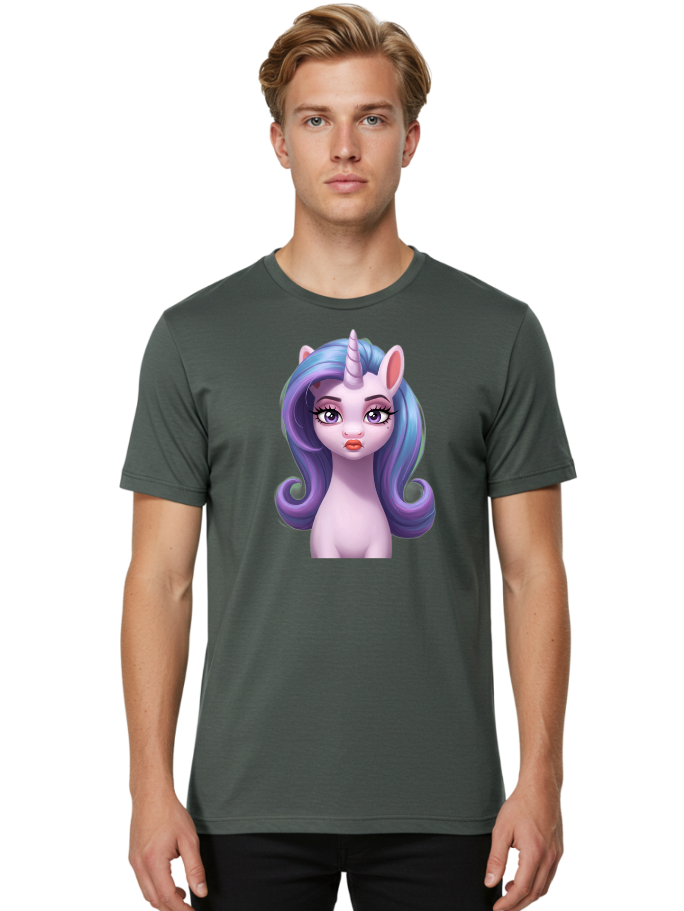 Unicorn-2 Men'S Graphic Tee, 100% Cotton, Comfortable Casual Summer Wear, Machine Washable, Vintage Camera, Old Camera, Antique Camera, Black Camera, Classic Photography, Photography Equipment, Nostalgic Device, Film Camera, Camera Art Bao980
