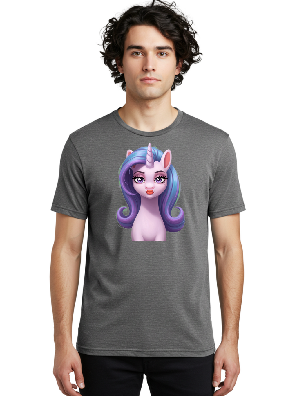 Unicorn-2 Men'S Graphic Tee, 100% Cotton, Comfortable Casual Summer Wear, Machine Washable, Vintage Camera, Old Camera, Antique Camera, Black Camera, Classic Photography, Photography Equipment, Nostalgic Device, Film Camera, Camera Art Bao980
