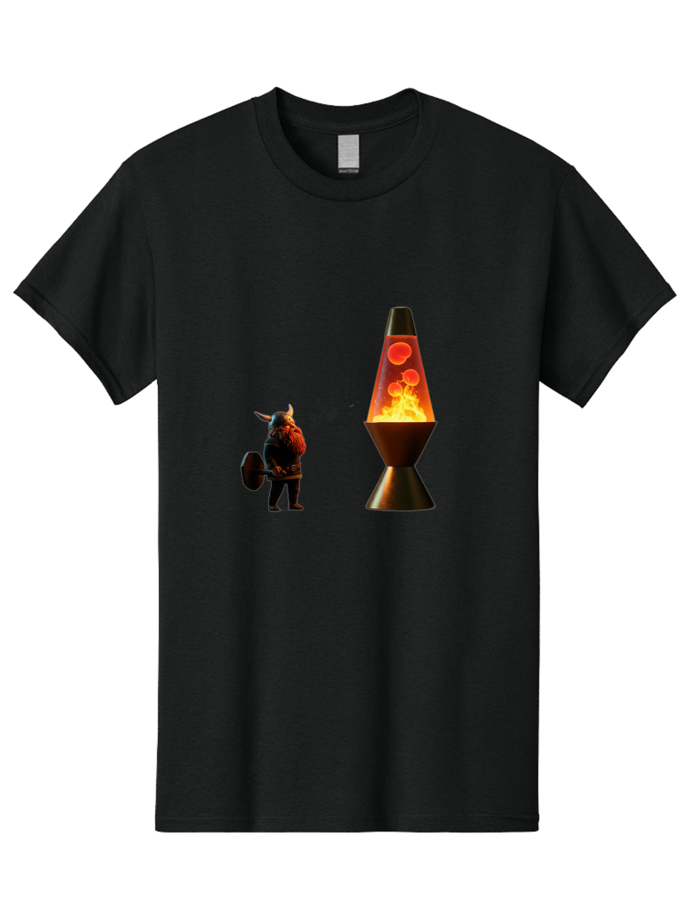 Viking-Lava-Lamp Men'S Graphic Tee, 100% Cotton, Comfortable Casual Summer Wear, Machine Washable, Vintage Camera, Old Camera, Antique Camera, Black Camera, Classic Photography, Photography Equipment, Nostalgic Device, Film Camera, Camera Art Bao994