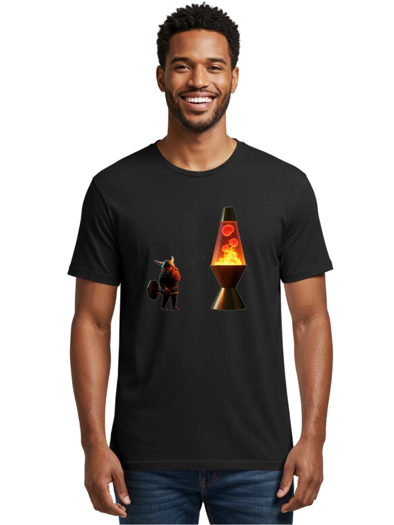 Viking-Lava-Lamp Men'S Graphic Tee, 100% Cotton, Comfortable Casual Summer Wear, Machine Washable, Vintage Camera, Old Camera, Antique Camera, Black Camera, Classic Photography, Photography Equipment, Nostalgic Device, Film Camera, Camera Art Bao994