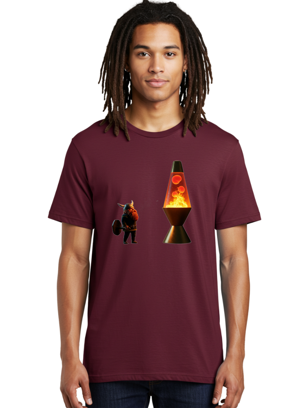 Viking-Lava-Lamp Men'S Graphic Tee, 100% Cotton, Comfortable Casual Summer Wear, Machine Washable, Vintage Camera, Old Camera, Antique Camera, Black Camera, Classic Photography, Photography Equipment, Nostalgic Device, Film Camera, Camera Art Bao994