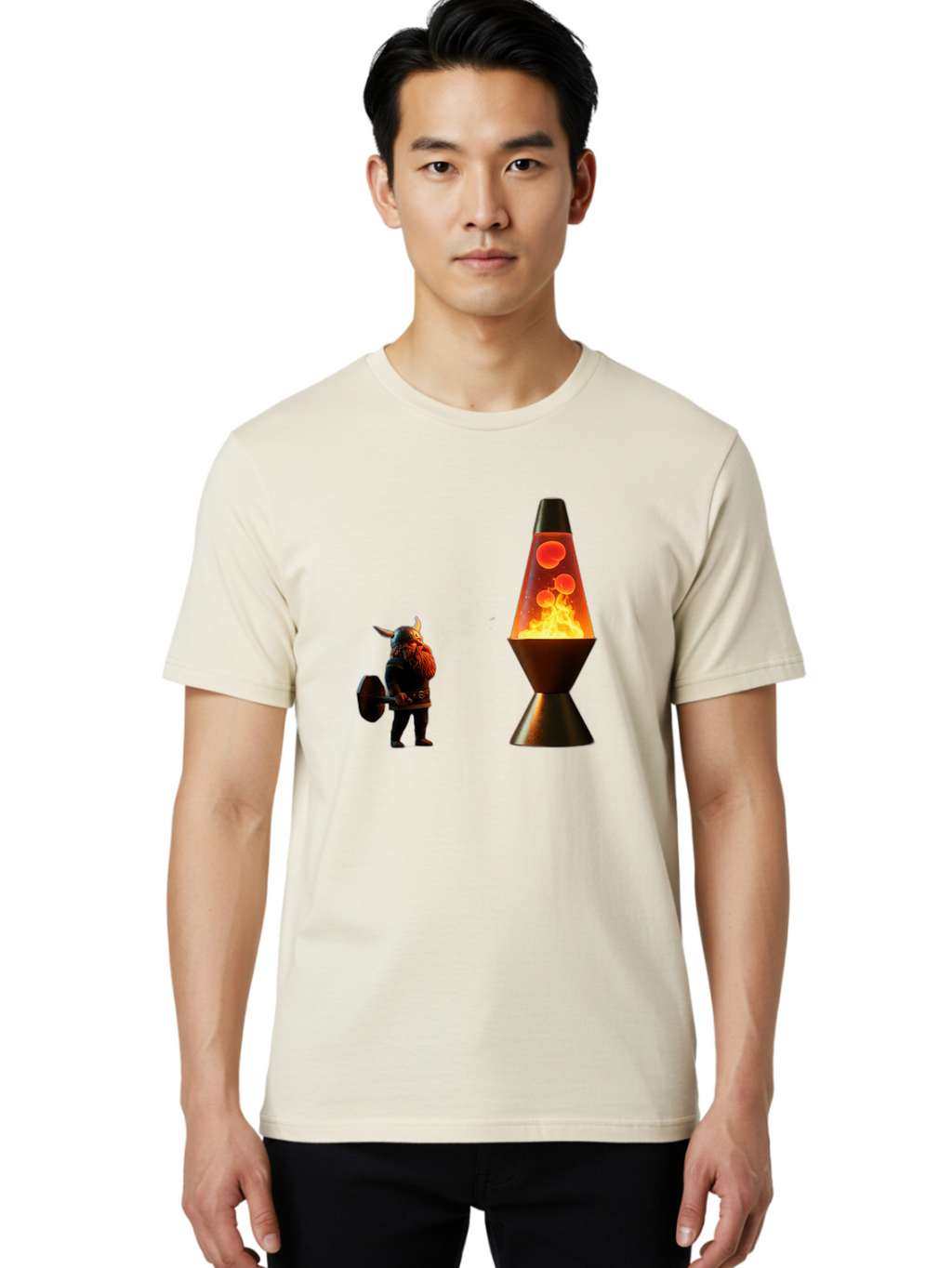 Viking-Lava-Lamp Men'S Graphic Tee, 100% Cotton, Comfortable Casual Summer Wear, Machine Washable, Vintage Camera, Old Camera, Antique Camera, Black Camera, Classic Photography, Photography Equipment, Nostalgic Device, Film Camera, Camera Art Bao994