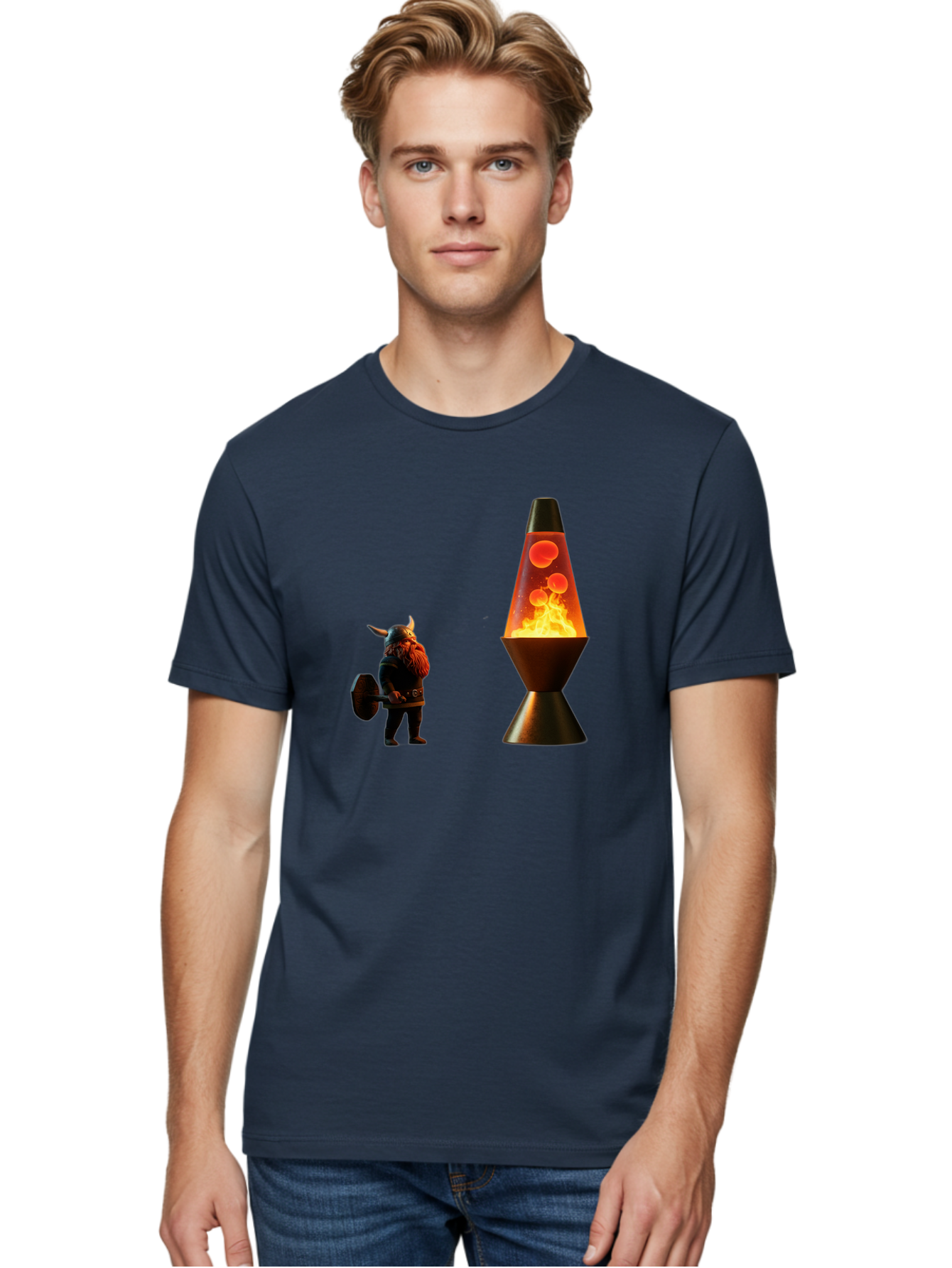 Viking-Lava-Lamp Men'S Graphic Tee, 100% Cotton, Comfortable Casual Summer Wear, Machine Washable, Vintage Camera, Old Camera, Antique Camera, Black Camera, Classic Photography, Photography Equipment, Nostalgic Device, Film Camera, Camera Art Bao994