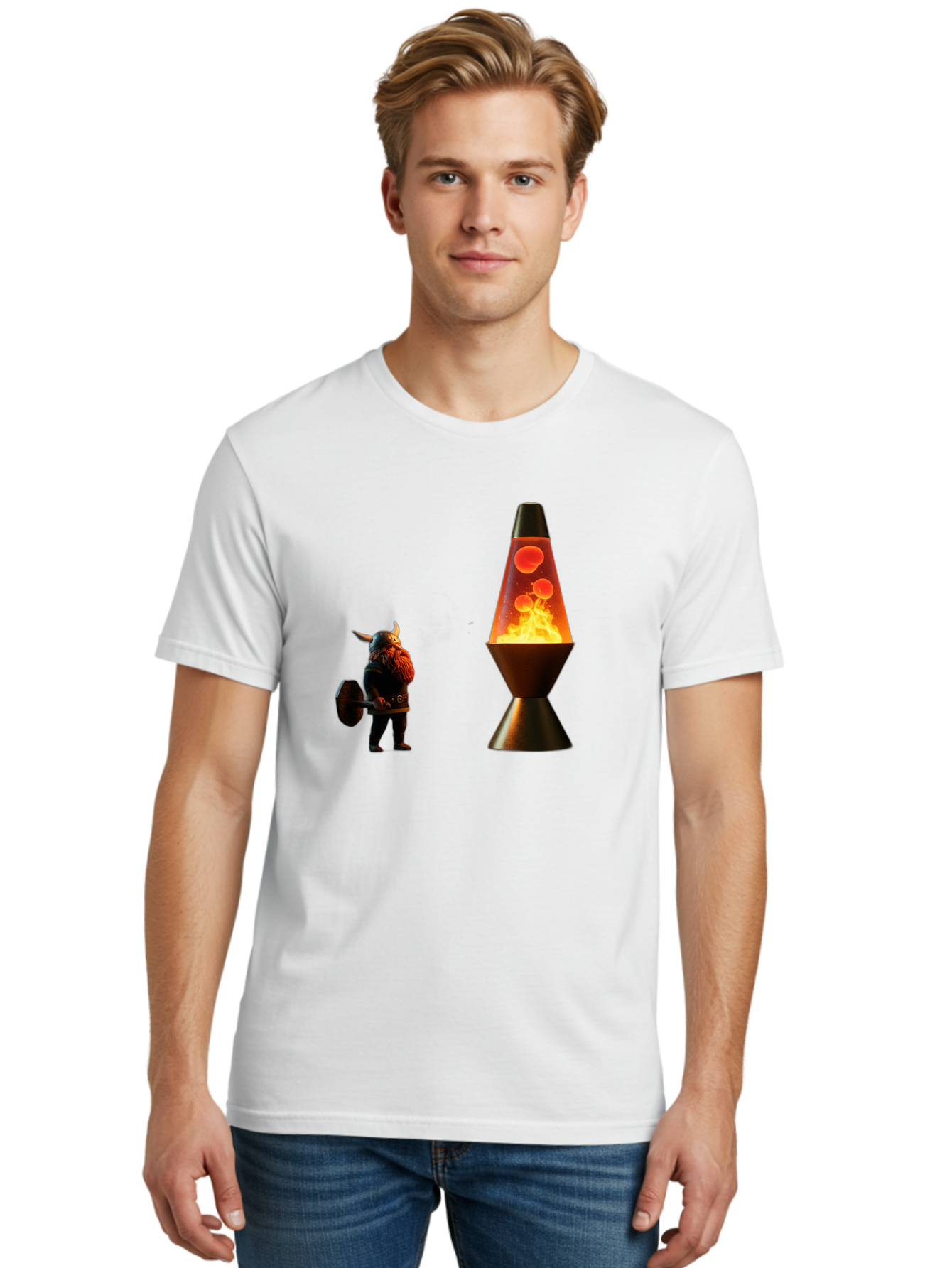 Viking-Lava-Lamp Men'S Graphic Tee, 100% Cotton, Comfortable Casual Summer Wear, Machine Washable, Vintage Camera, Old Camera, Antique Camera, Black Camera, Classic Photography, Photography Equipment, Nostalgic Device, Film Camera, Camera Art Bao994